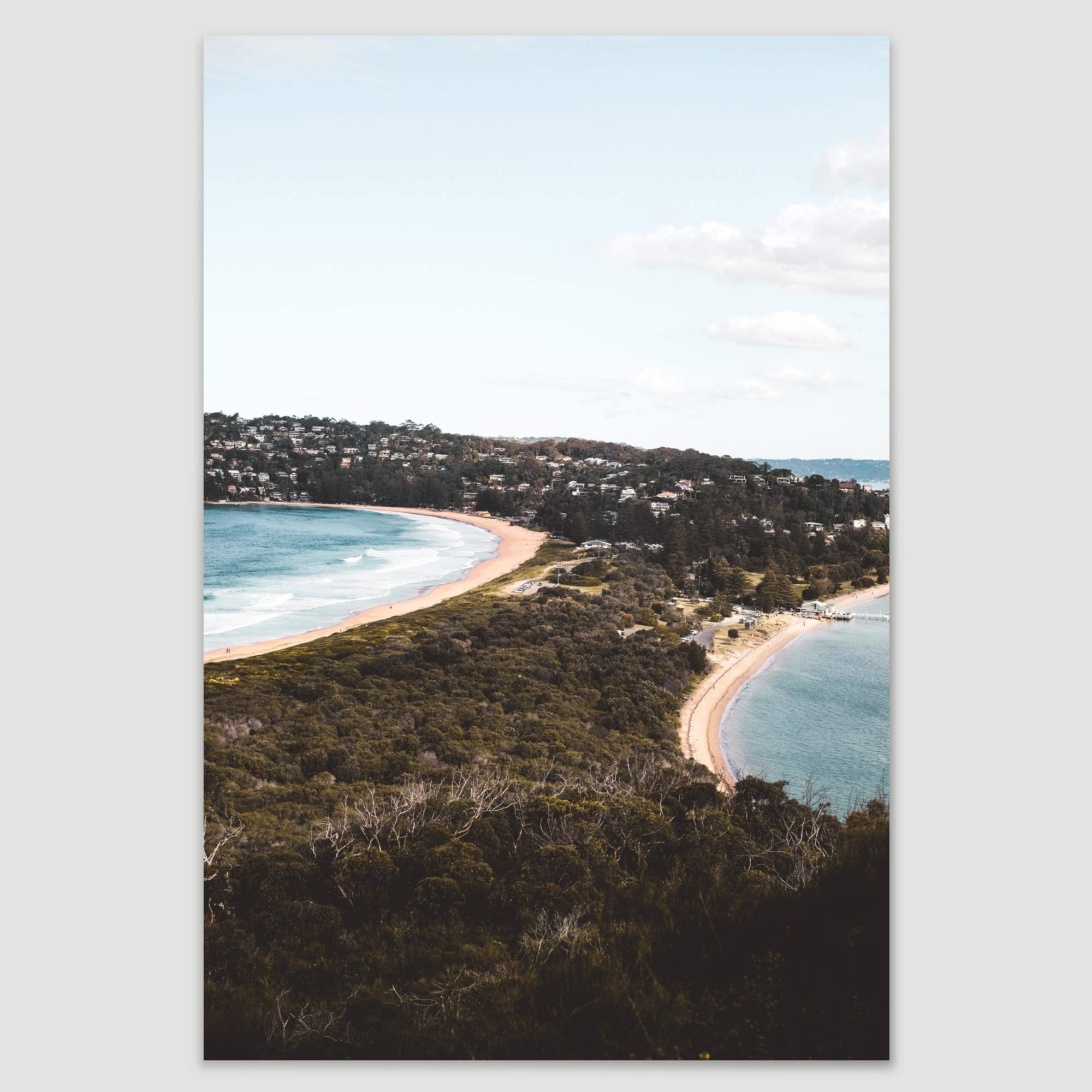 SIGNWIN Canvas Wall Art - Rocky Seas Beach Blue Coastal Photography Print 32x48 Inches - Perfect for Living Room, Bedroom & Office Decor