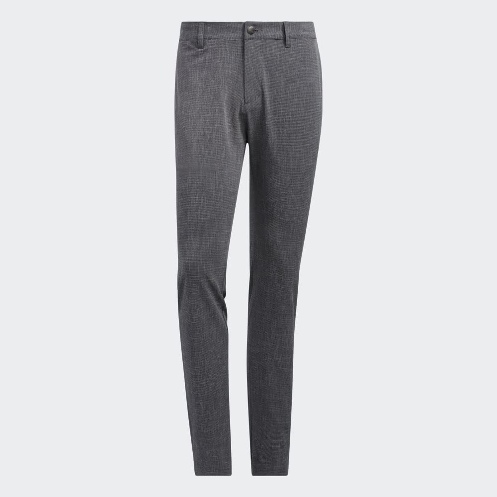 Adidas Men's Crosshatch Golf Pants - Lightweight Stretch Performance Trousers for Golfing & Casual Wear | Perfect for Golf Course, Office & Outdoor Activities