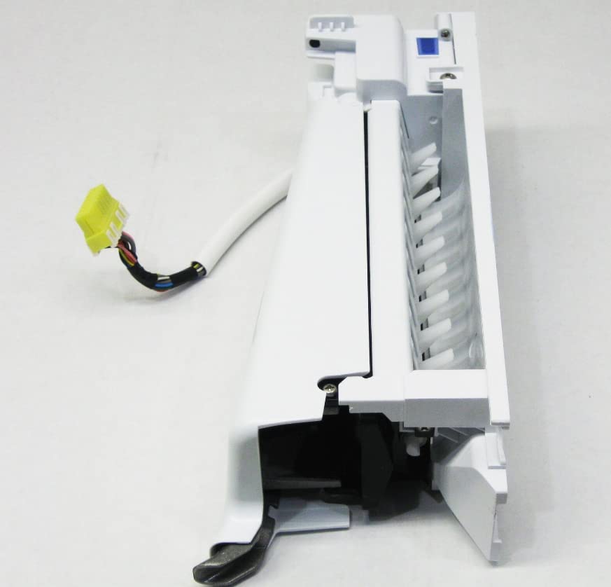 Sunjlka Refrigerator Ice Maker Assembly Replacement Part DA97-12317A-R - Compatible with AP6261445, PS12115595, SZAB001TA1 - Perfect for Samsung, LG, Whirlpool Fridge Repair & DIY Home Appliance Maintenance