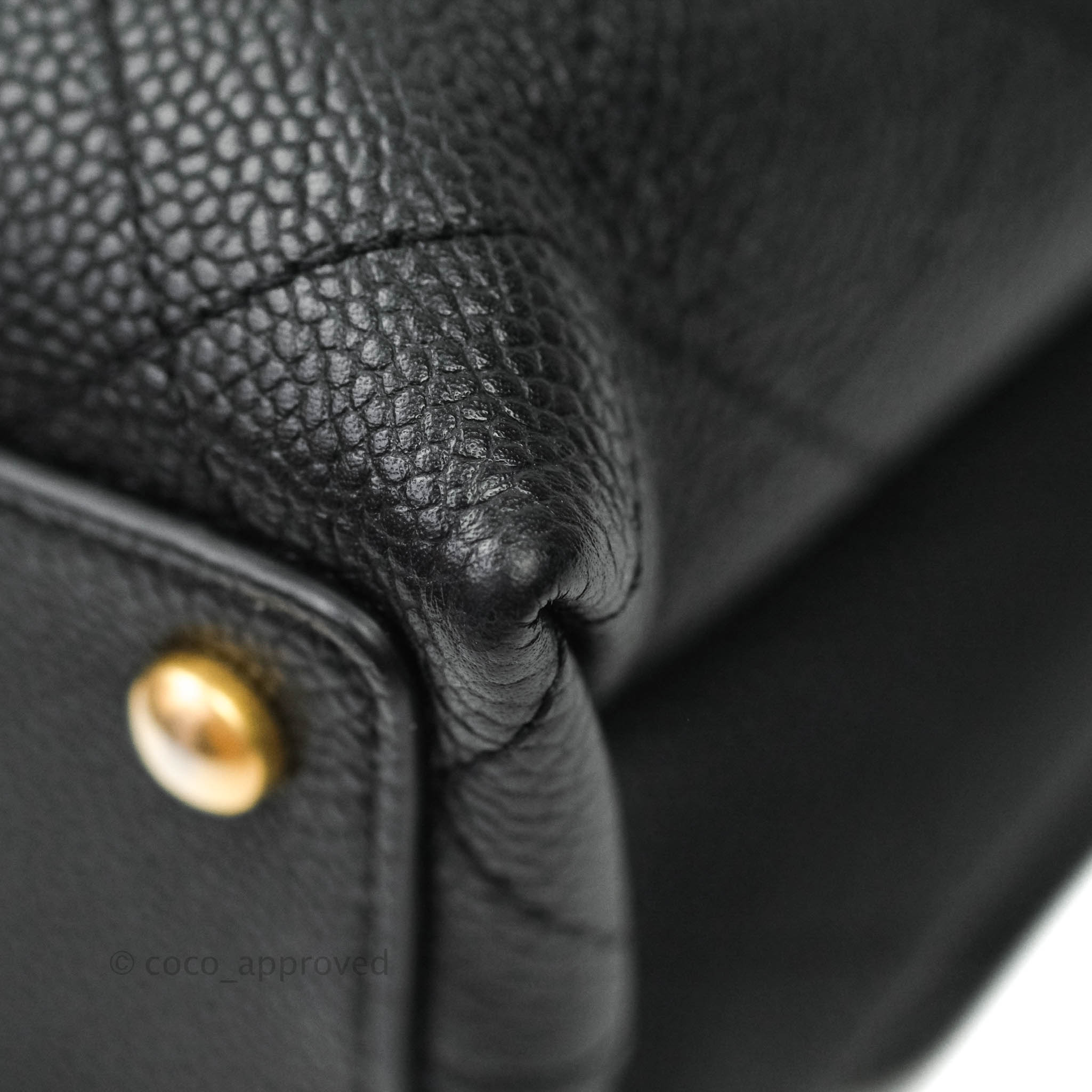 Chanel Chic Affinity Medium Grained Calfskin Handbag - Black with Aged Gold Hardware | Luxury Crossbody Bag for Women, Perfect for Date Night & Evening Events