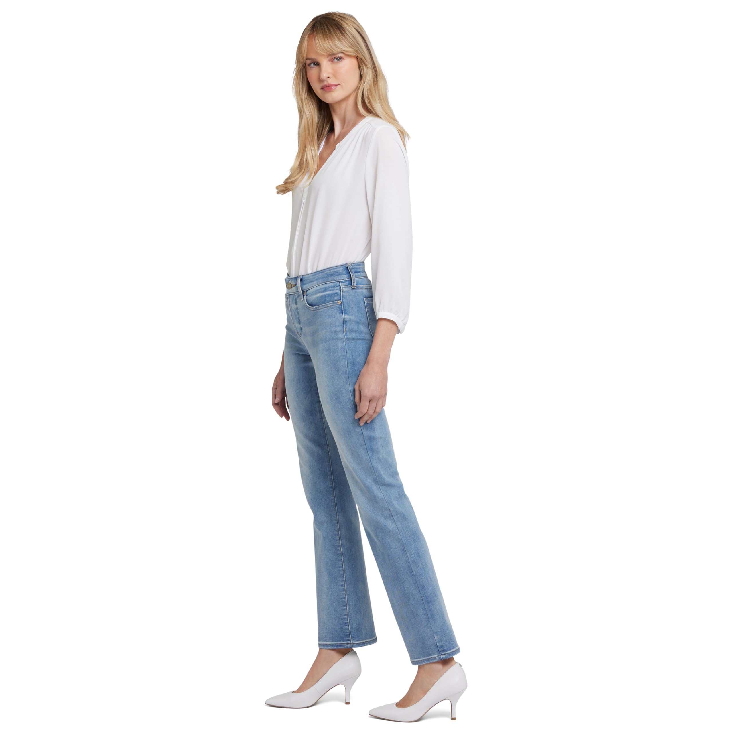 NYDJ Women's Marilyn Straight Leg Jeans - Comfortable Stretch Denim for Everyday Wear | Perfect for Work, Casual Outings & Travel