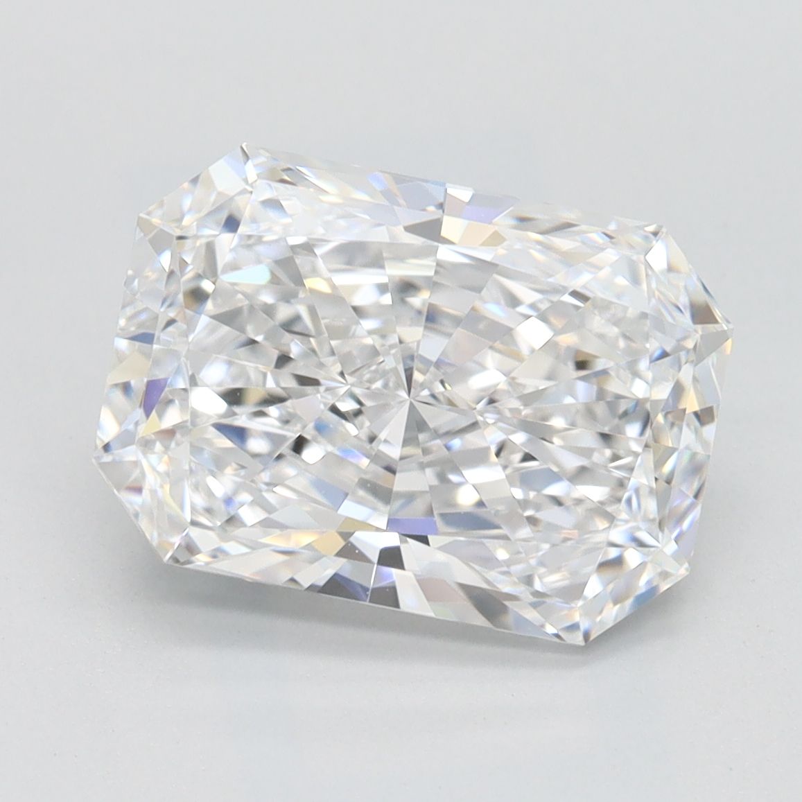 3.01 Carat D Color VVS2 Clarity Radiant Cut Lab-Grown Diamond for Engagement Rings & Fine Jewelry
