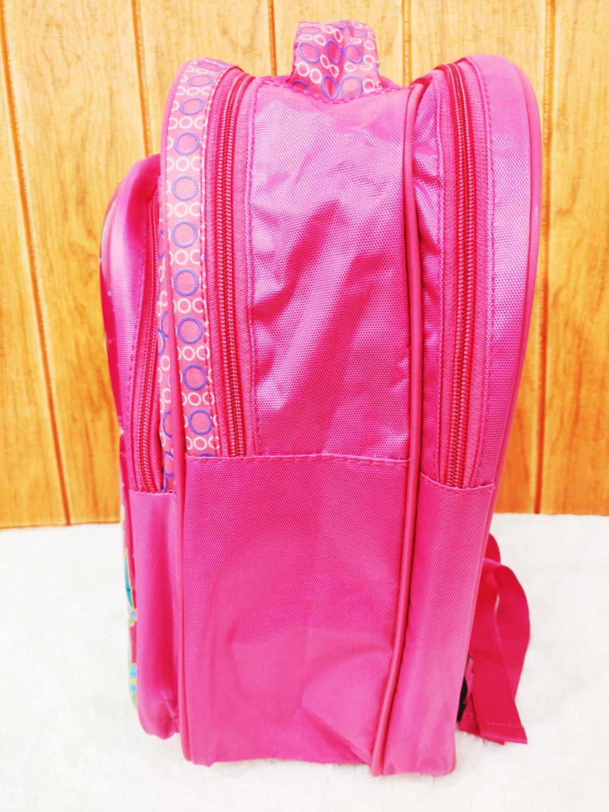**5D Embossed Cartoon Character School Backpack for Kids (5-7 Years) - 16-Inch Polyester Bookbag for Boys & Girls - Perfect for School, Travel & Daily Use**