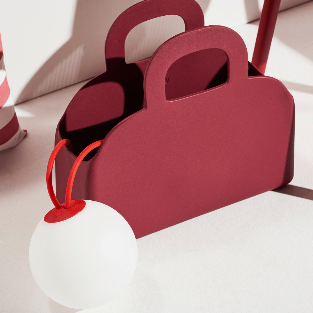 Stylish Sjopper Kees Ruby Wine Tote Bag - Perfect for Wine Lovers, Picnics & Beach Outings