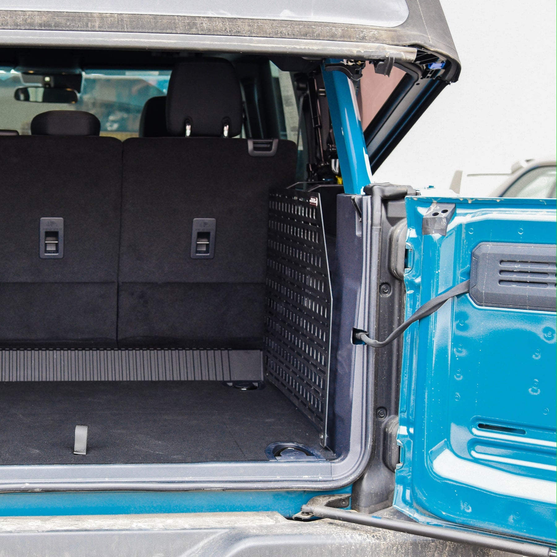 2021-2024 Ford Bronco 4-Door MOLLE Compatible Cargo Panel Full Kit by Builtright Industries - Perfect for Off-Road Gear Organization & Adventure Storage