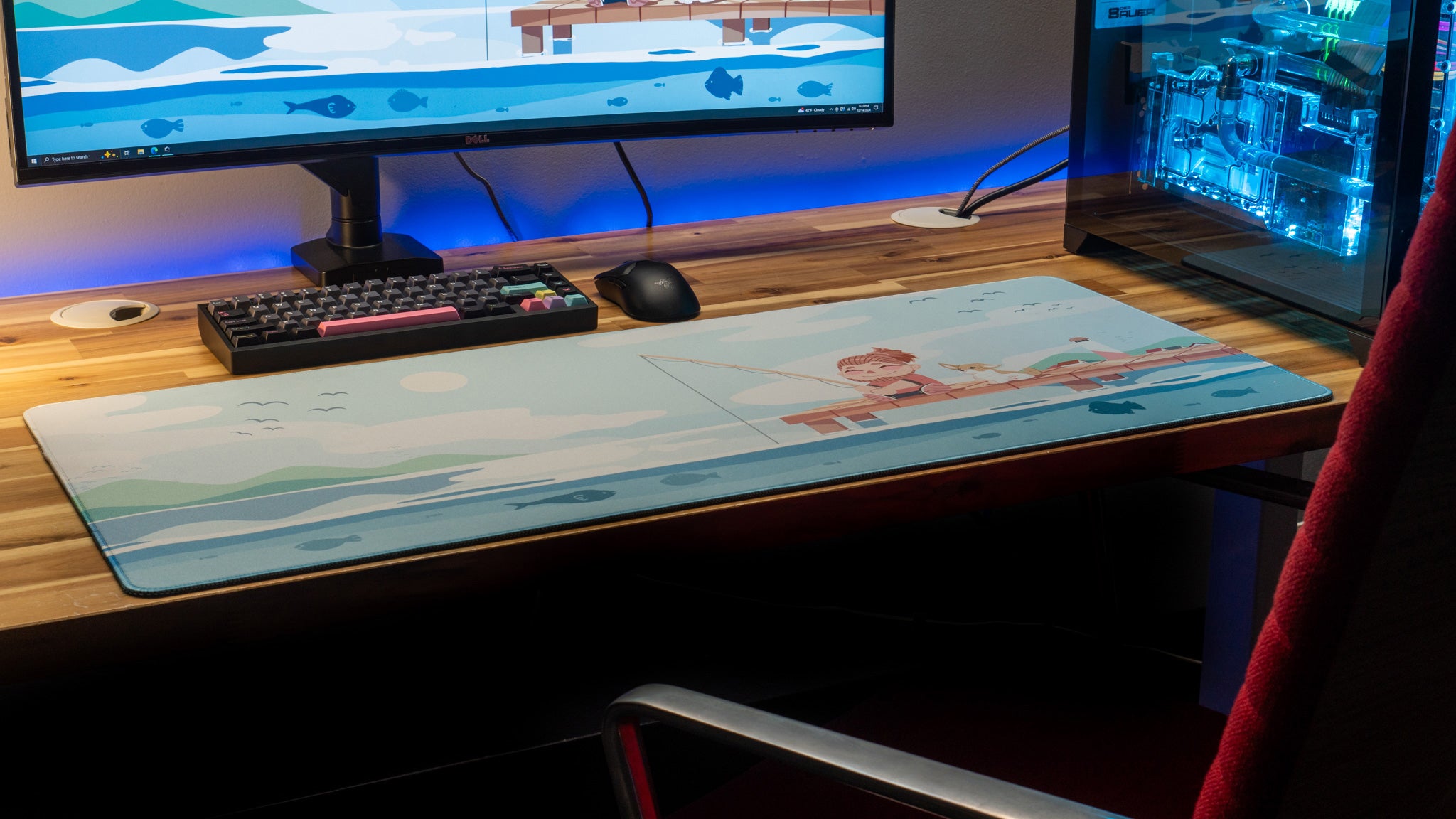 StanleyMOV Ergonomic Gaming Mouse Pad - Large Desk Mat for Relaxing Day Content Creators | Perfect for PC, Laptop & Office Workspace
