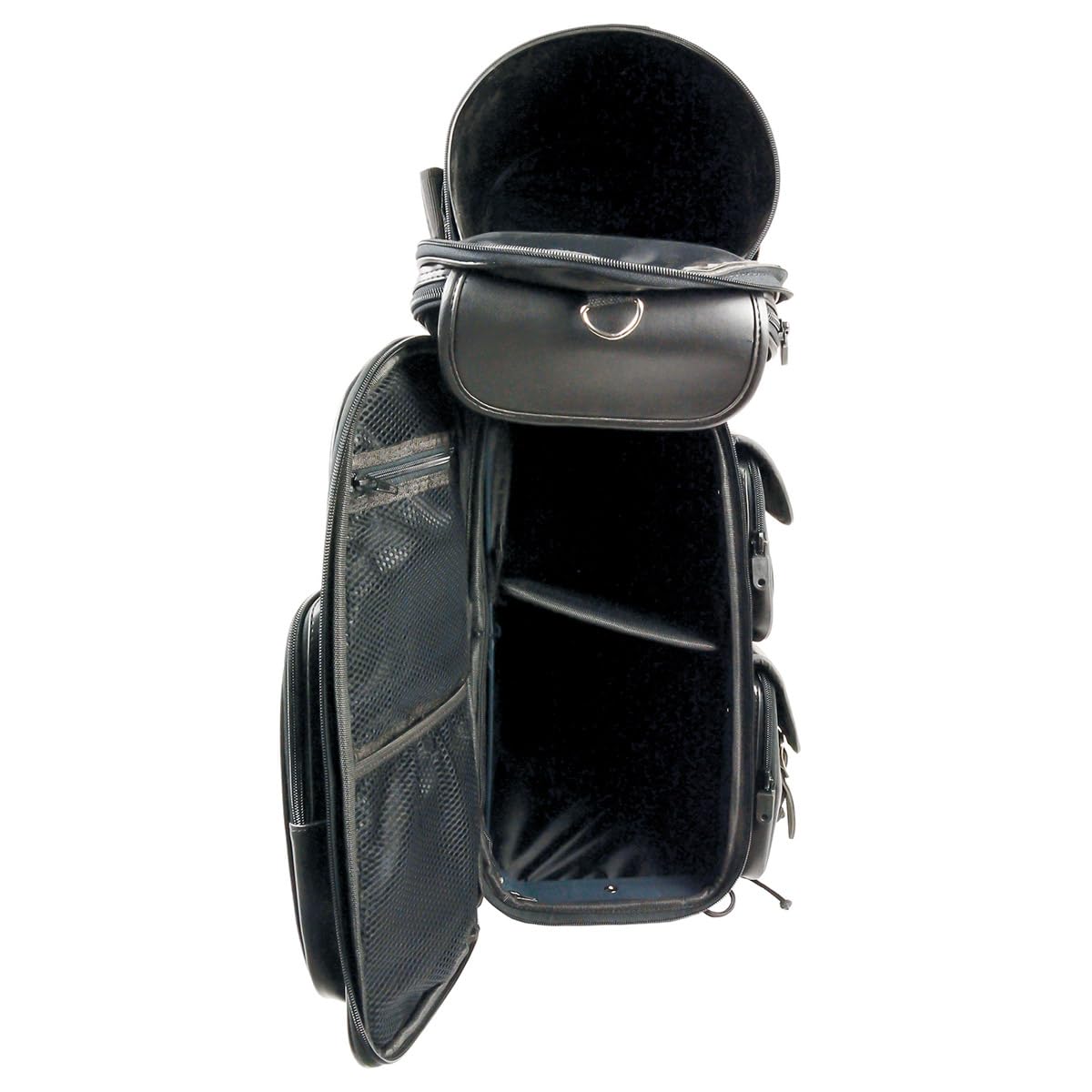 Milwaukee Performance SH672 X-Large Black PVC Motorcycle Touring Pack - 2-Piece Waterproof Luggage Set with Reflective Piping for Harley, Honda & Cruiser Bikes | Perfect for Long Road Trips & Adventure Travel