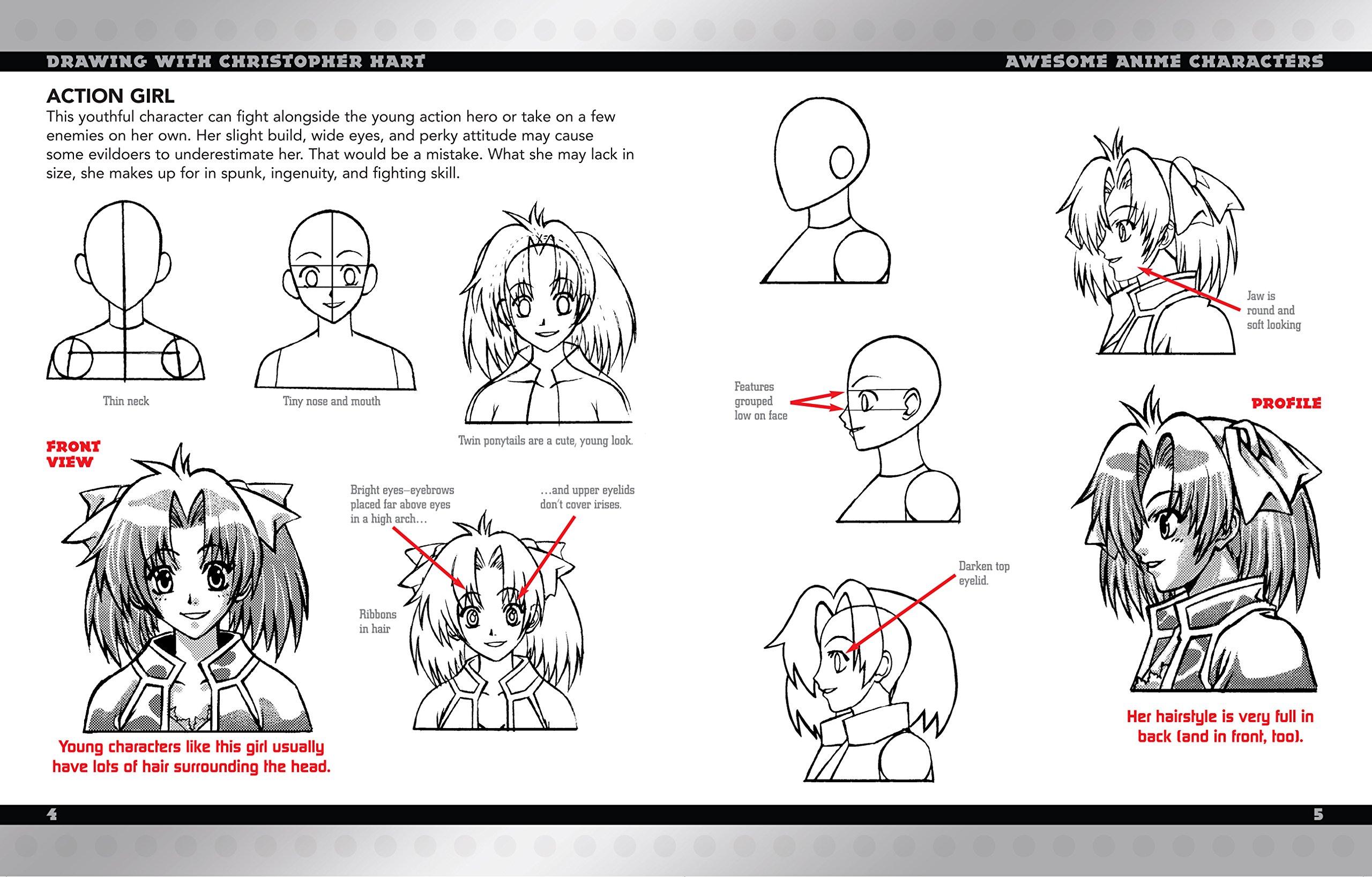 Step-by-Step Guide to Drawing Awesome Anime Characters - Create Heroes, Villains & Robots | Anime Art Book by Christopher Hart | Perfect for Beginners & Manga Fans