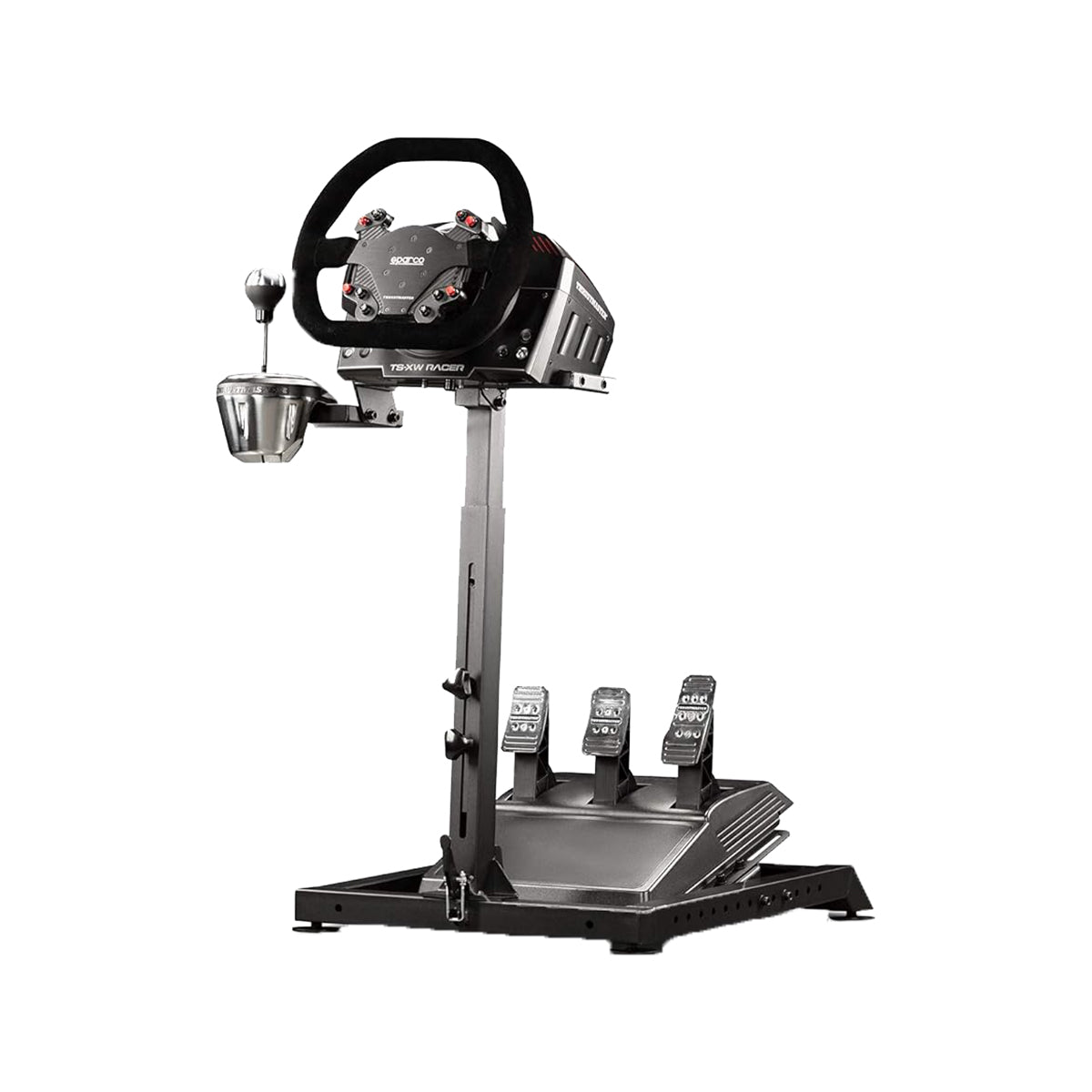 Next Level Racing Wheel Stand Lite - Adjustable & Portable Sim Racing Stand for PC, PS5, Xbox | Perfect for Gaming, Racing Sims & Home Entertainment Setup