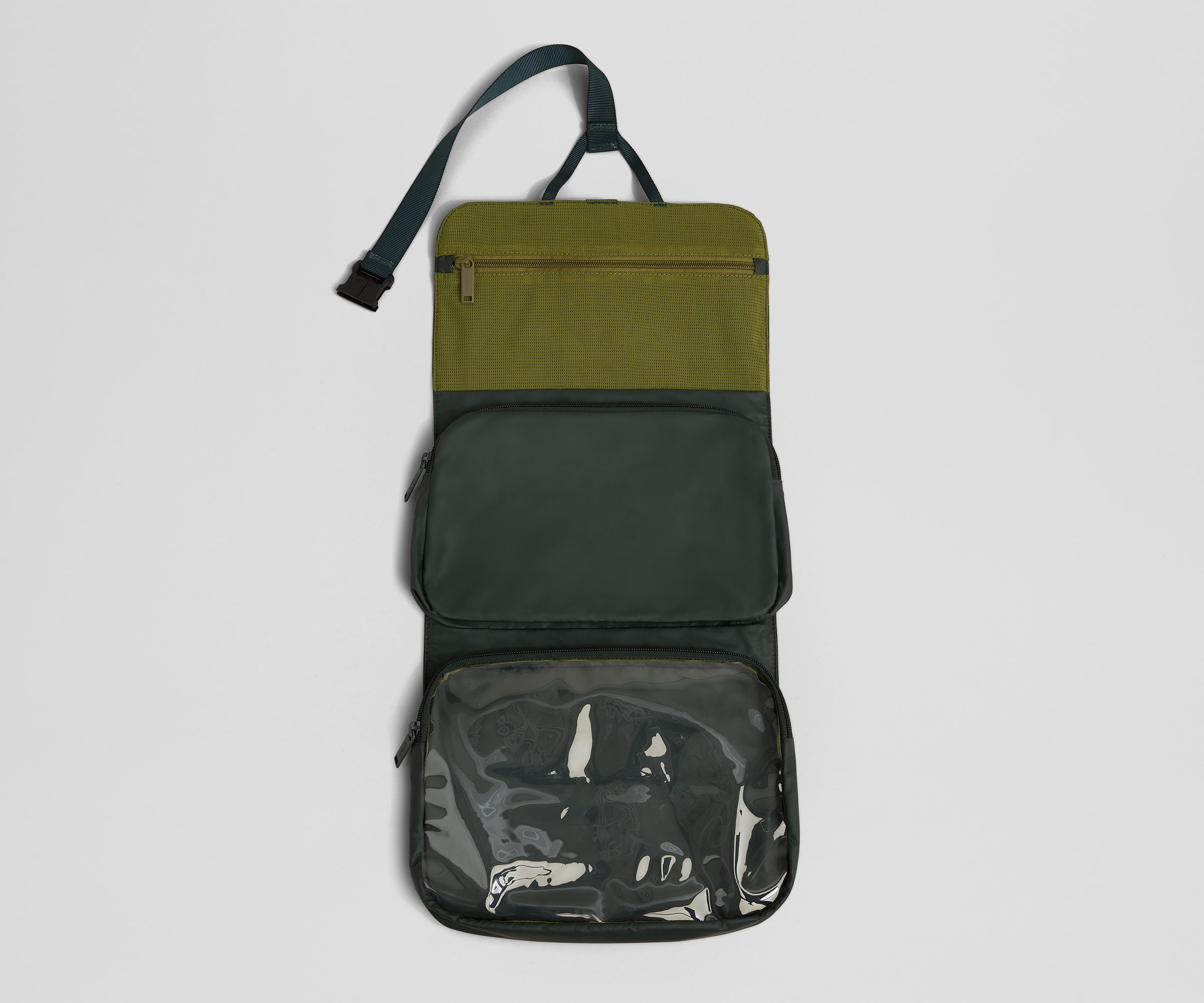 Premium Active Hanging Toiletry Bag for Travel - Waterproof Forest Green Organizer with Multiple Pockets | Perfect for Camping, Gym & Business Trips