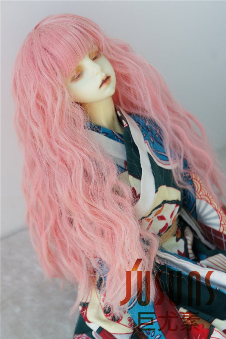 Pink Soft Sobazu Doll Wigs 8-9inch for BJD & Resin Dolls - Party & Cosplay