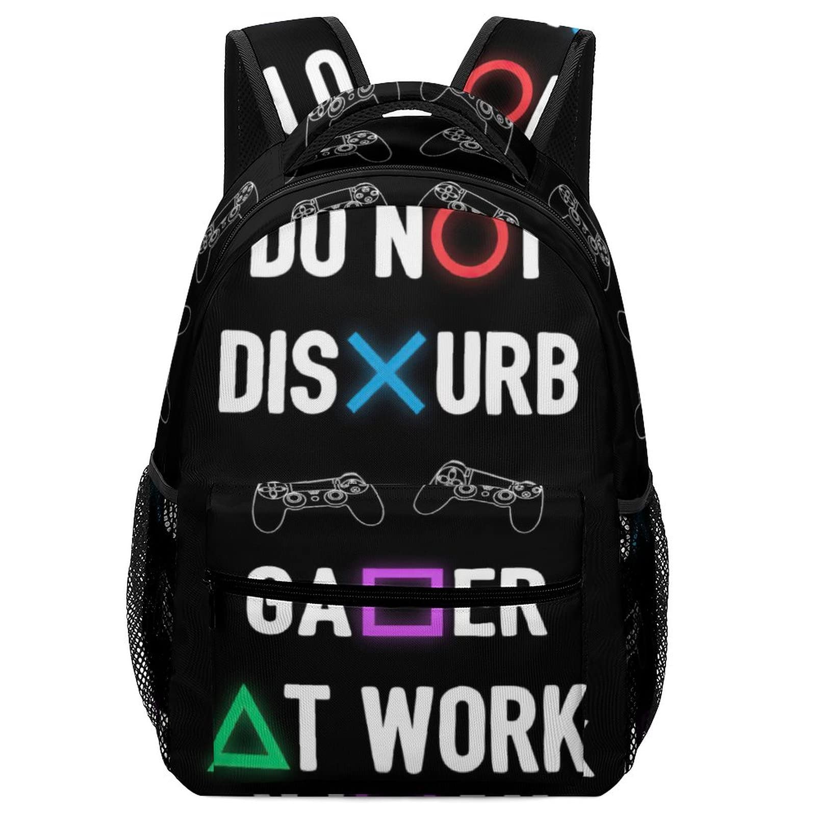 Kazynee Gaming Laptop Backpack for Gamers - Waterproof USB Charging Port Game Controller Storage - Perfect for College, School & Travel (One Size) | Ideal for Esports Tournaments & Gaming Conventions