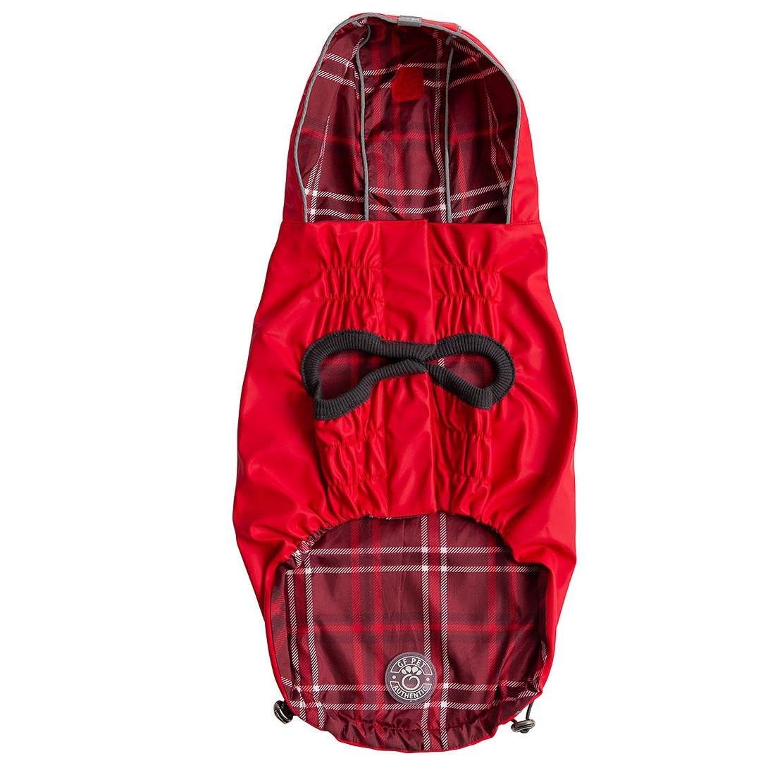 Reversible Waterproof Raincoat for Men & Women - XXX-Large Size in Red | All-Weather Protection for Hiking, Camping & Outdoor Activities