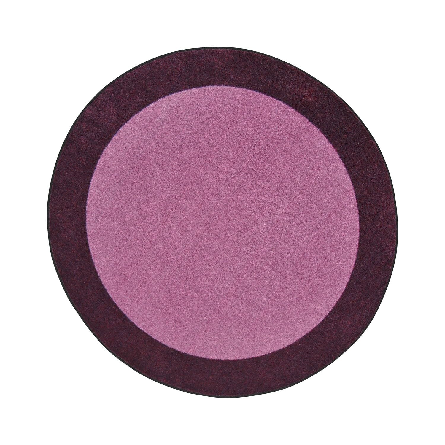Joy Carpets Kid Essentials - Soft Non-Slip Round Play Rug for Infants & Toddlers, 5'4