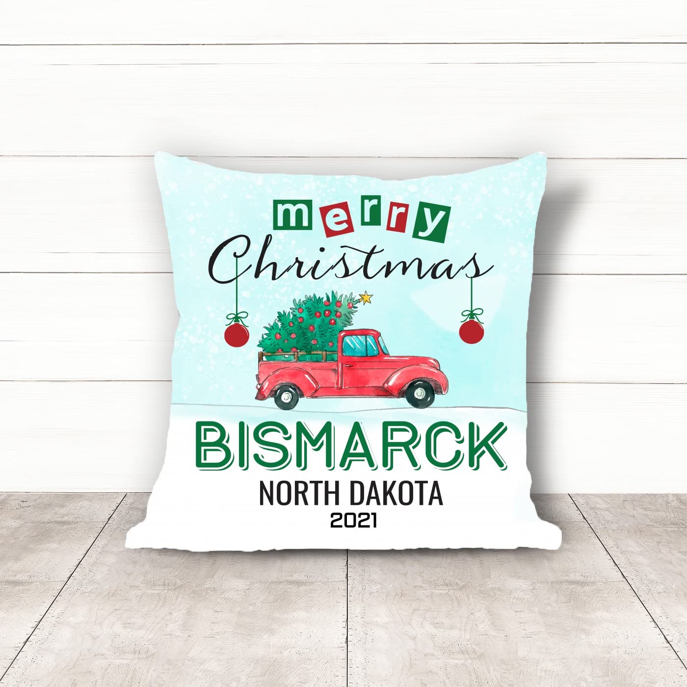 Merry Christmas Pillow Covers 18x18 Inches - Festive Holiday Home Decor for Sofa, Bedroom & Car - Christmas Tree & Snowflake Design - Perfect for Xmas Gifts & Winter Home Decoration