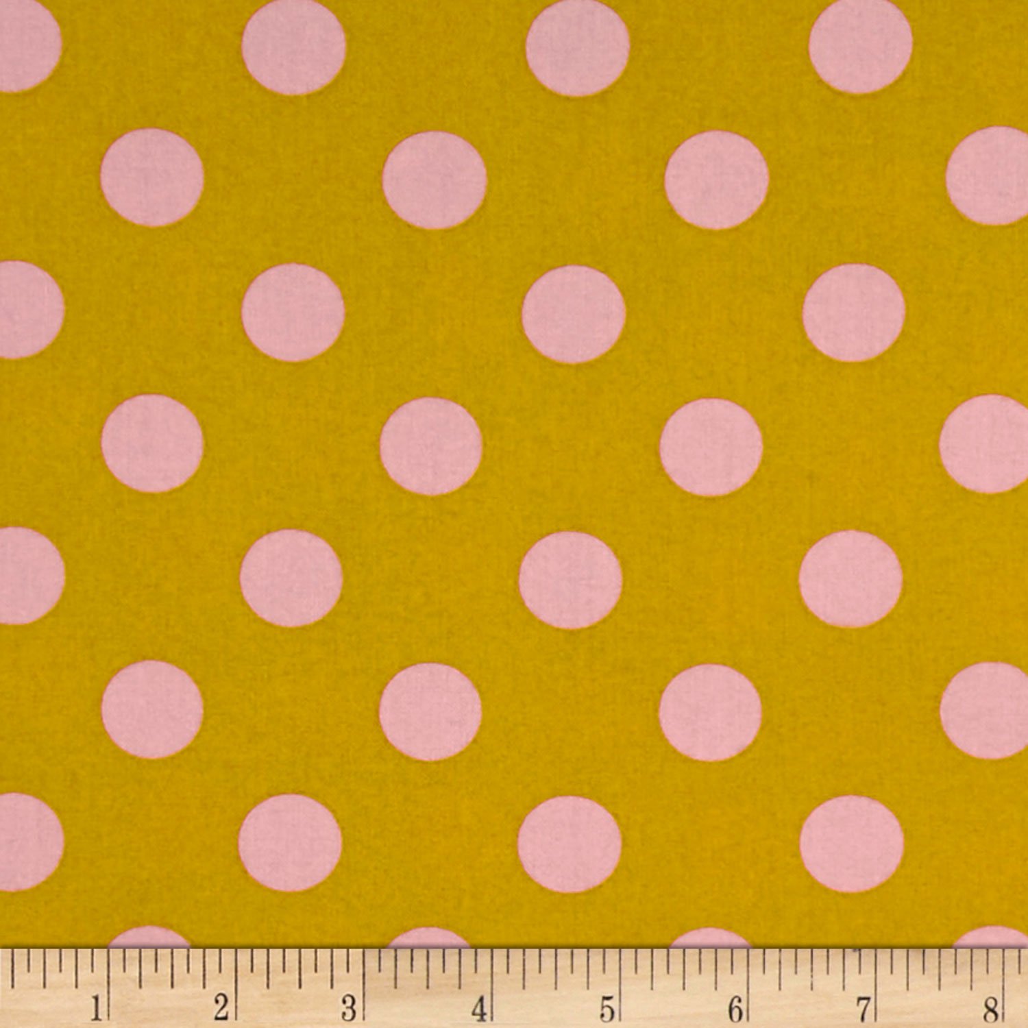 Tula Pink True Colors Pom Poms Marigold Fabric by the Yard - Premium Cotton Quilting Material for DIY Crafts, Home Decor & Sewing Projects