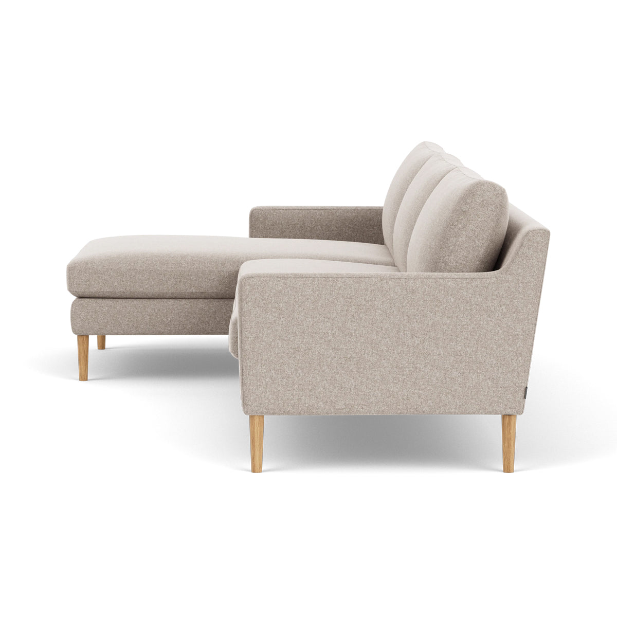 Astha Fabric Left Chaise Sofa - Modern L-Shaped Sectional Couch with Reversible Design for Living Room, Lounge & Home Theater Comfort