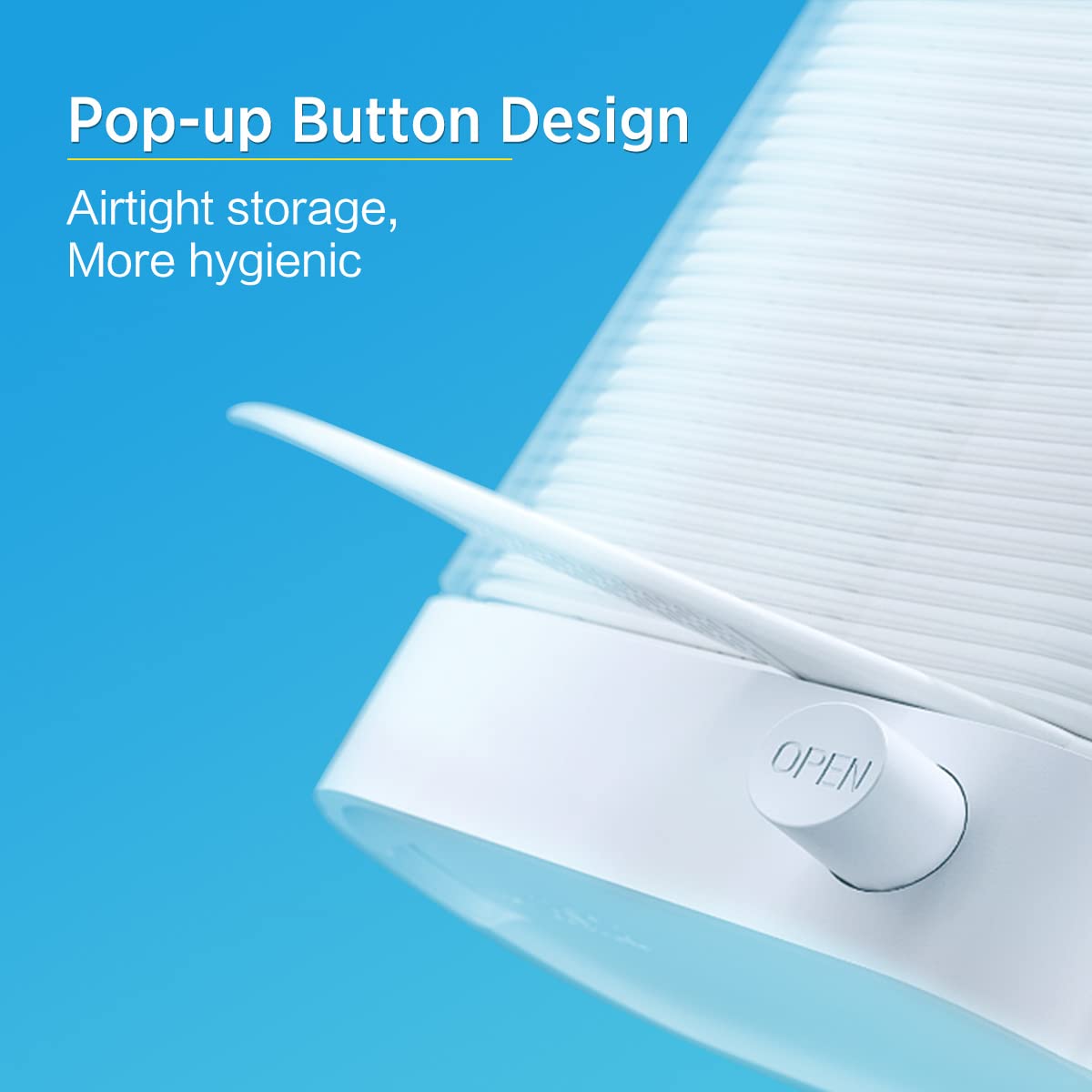 Automatic POP-UP Dental Floss Holder & 238 Count Floss Picks with 2-in-1 Design - Soft Floss Sticks & Interdental Brushes for Oral Hygiene | Perfect for Travel, Home & Office Use