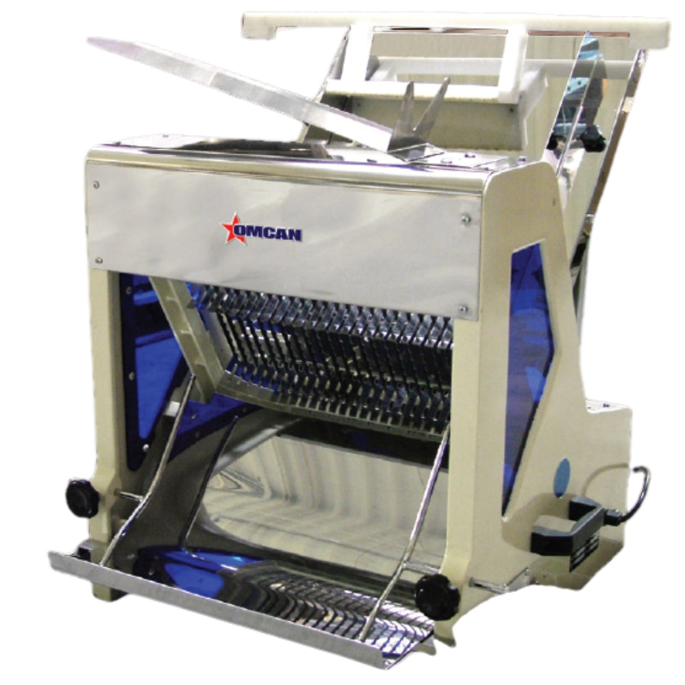 Nella Bread Slicer - Adjustable 5/8 Inch Slice Thickness, Fits 15 Inch Loaves, 0.25 HP Motor - Perfect for Home Bakeries, Delis, and Commercial Kitchens