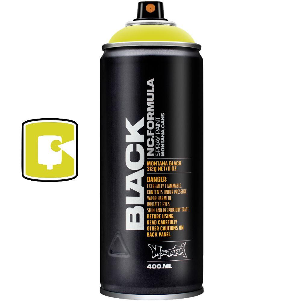 Premium Montana Black Spray Paint - 400ML (13.5 oz) Pistachio Green for Graffiti, Art & DIY Projects | Fast-Drying, High Coverage Aerosol Paint