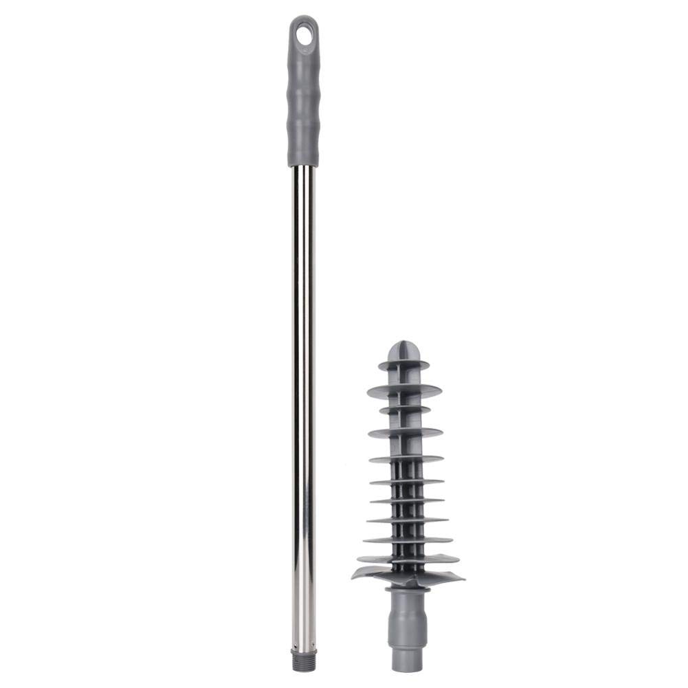Yosoo Long Handle Toilet Plunger - Heavy Duty Bathroom Clog Remover with Flexible Rubber Head for Stubborn Blockages - Ideal for Toilets, Sinks, and Drain Cleaning