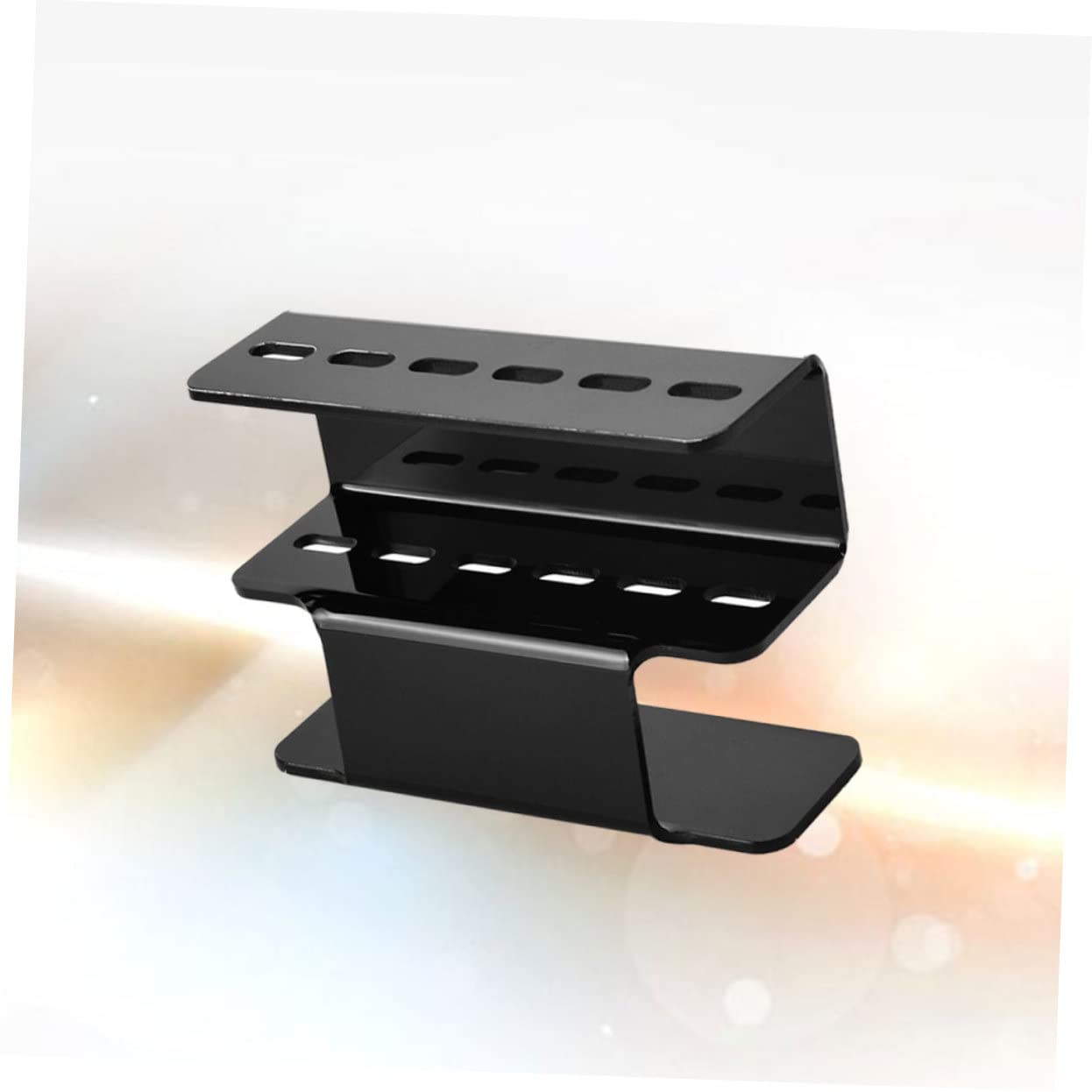 Mikinona Black False Eyelash Extension Tweezers Stand - Compact Eyelash Storage Rack for Professional & Home Use - Perfect for Salon, Makeup Artists & DIY Beauty