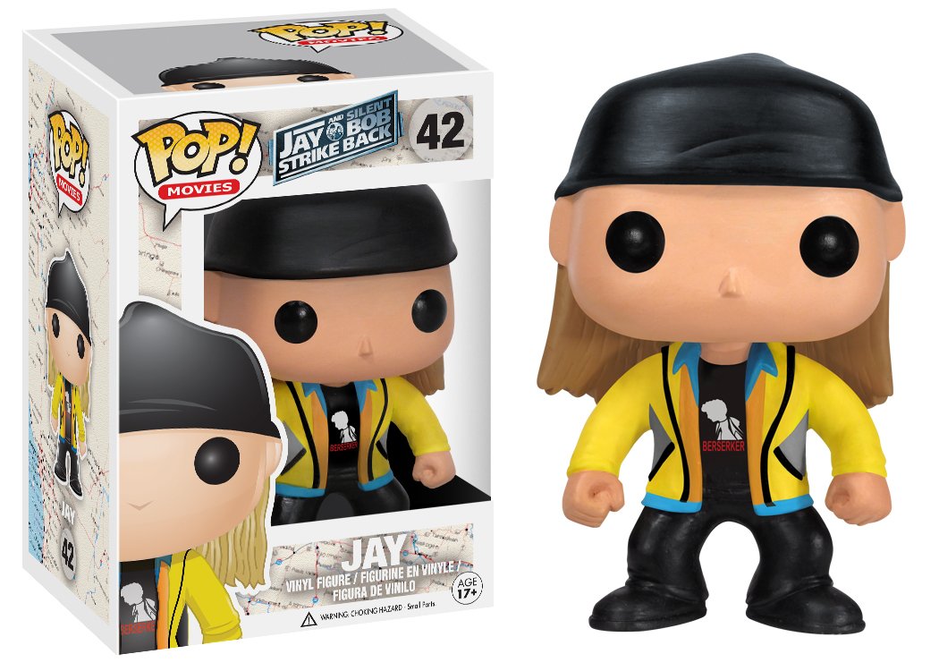 Funko POP! Movies Jay Action Figure Collectible Vinyl Toy - Perfect for Display, Gifts, and Pop Culture Enthusiasts