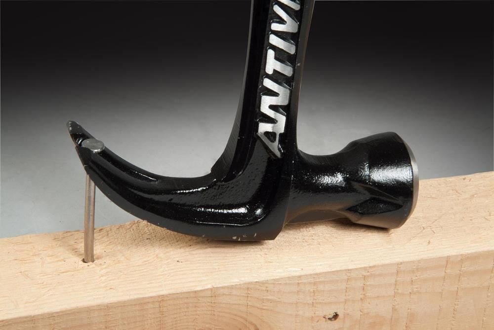 Stanley FMHT1-51277 1.25lbs Curved Claw Hammer - Heavy Duty Steel Construction with Shock Reduction Grip (Black/Yellow) - Perfect for Carpentry, Construction, DIY Home Projects & Woodworking