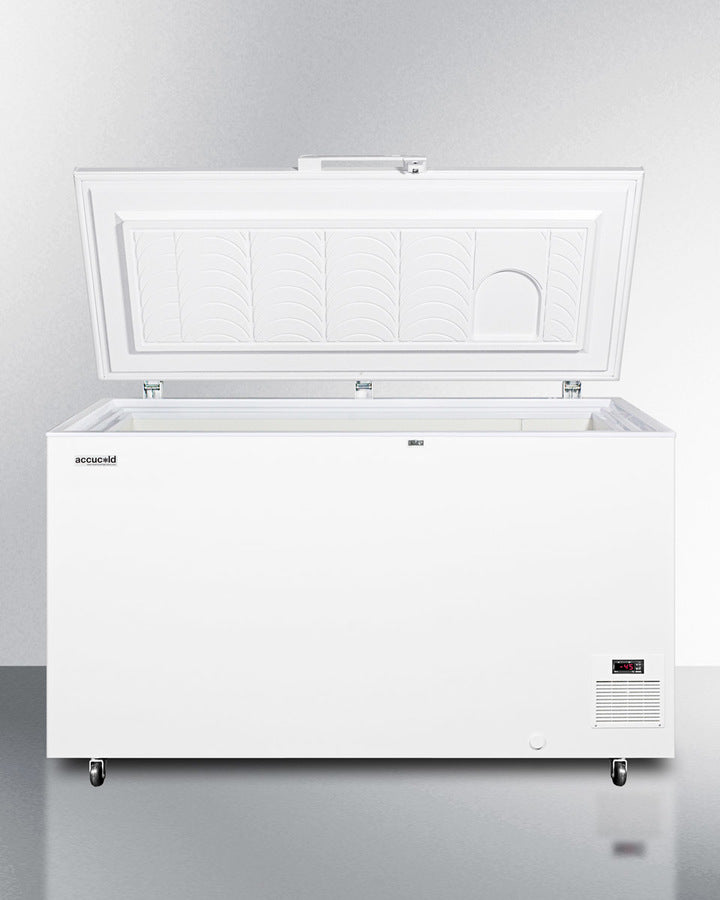 Accucold 13 Cubic Feet Energy Efficient Chest Freezer - EL41LT for Home, Garage, or Basement Storage | Perfect for Frozen Food, Meat, and Bulk Groceries