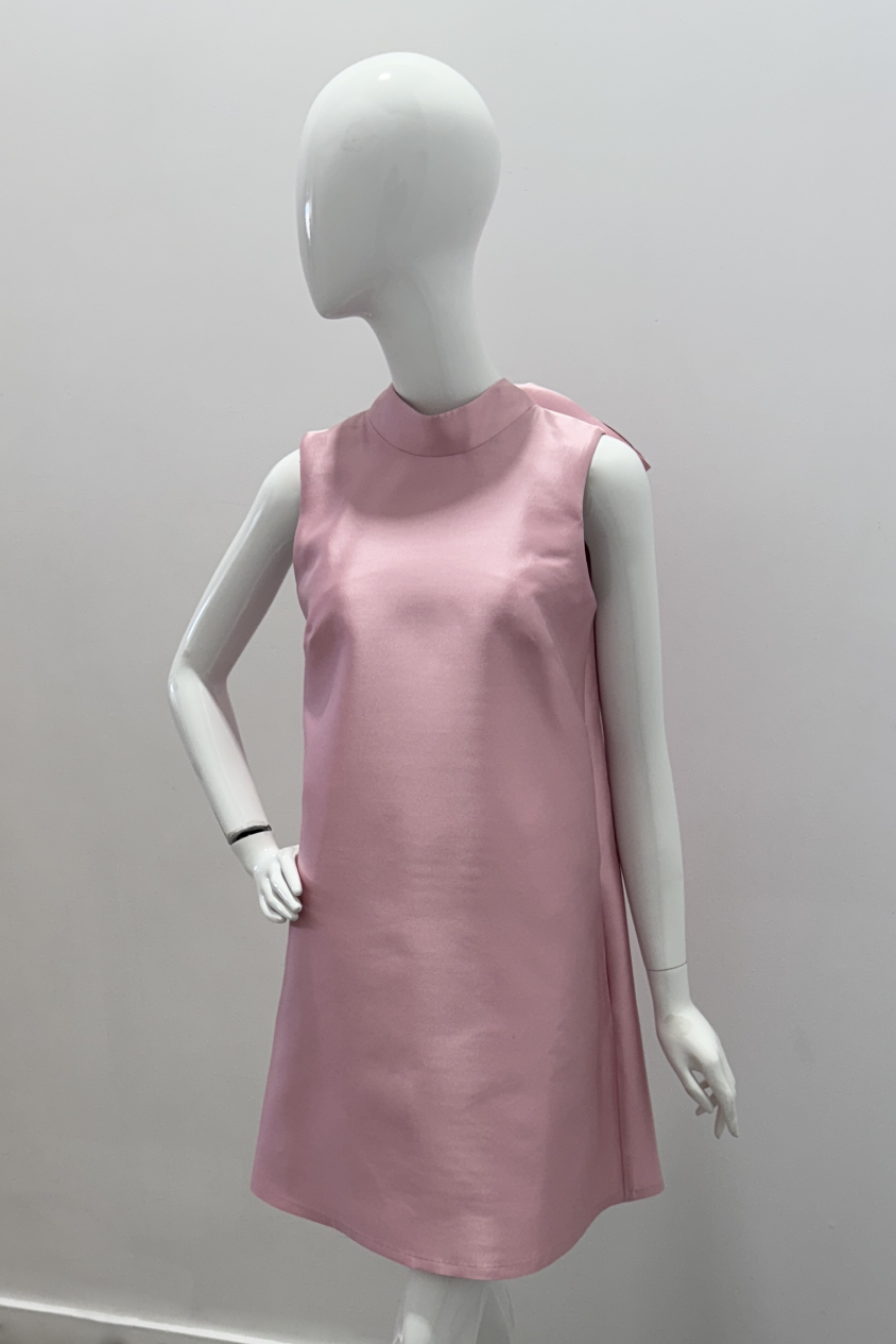 Greta Constantine Quiven A-Line Dress with Tie Back - Elegant Women's Party Dress for Weddings, Cocktails & Special Occasions
