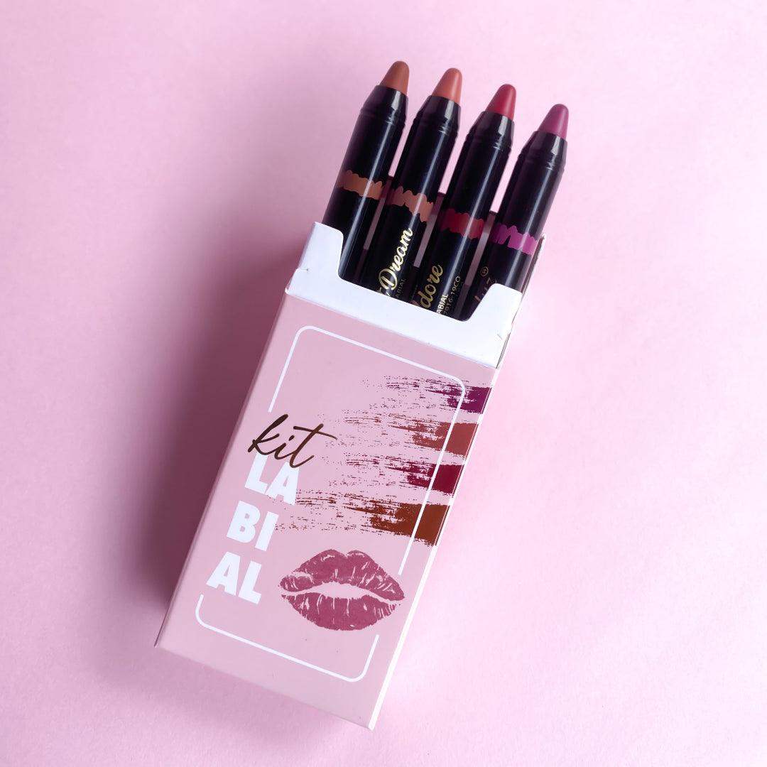 ANYELUZ Lipstick Set of 4 - Long Lasting Matte & Glossy Finish Lipsticks for Women - Perfect for Daily Wear, Parties & Special Occasions