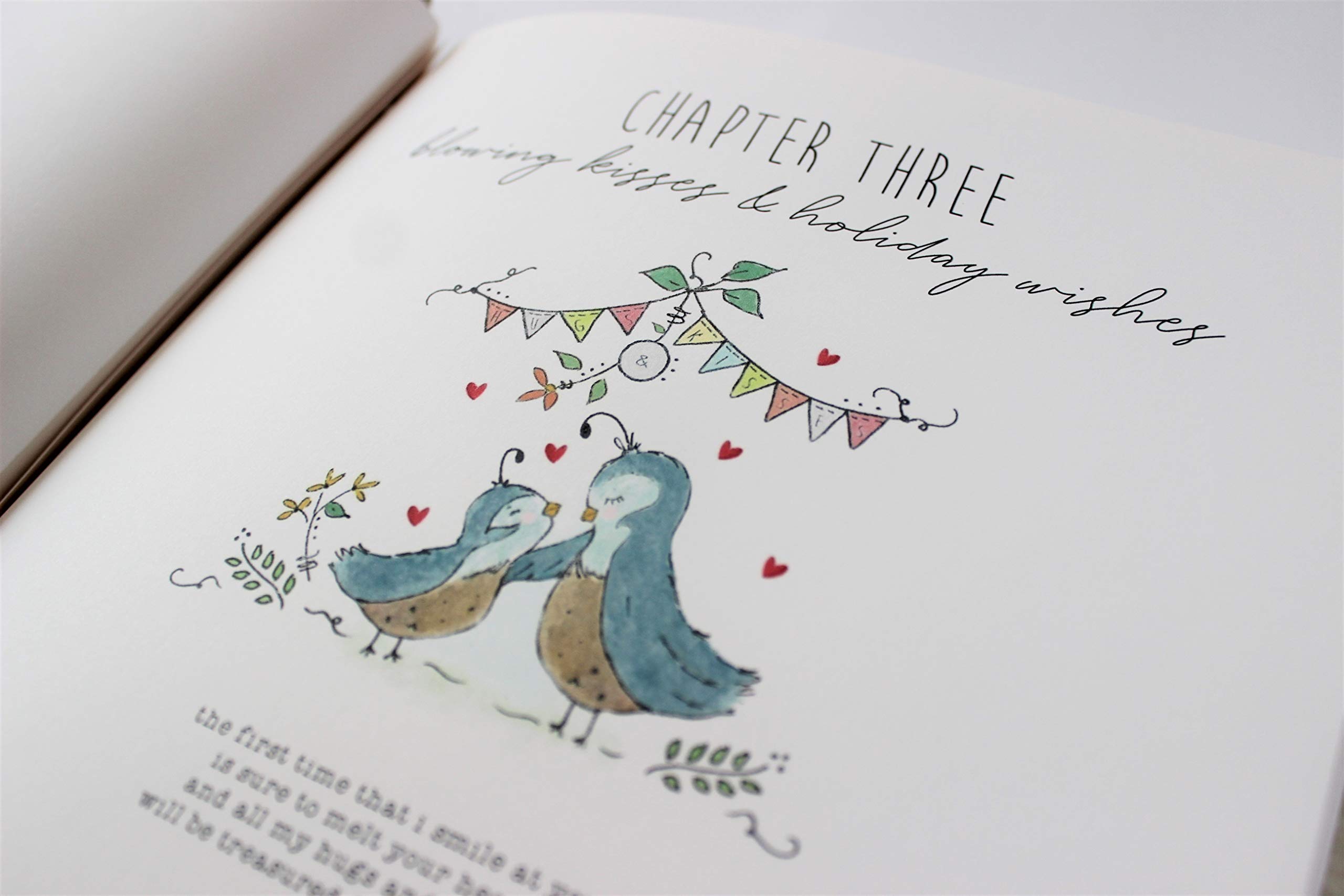 Beautiful Baby Memory Book Keepsake - Unisex Baby Journal & Photo Album with Hot Air Balloon Animals Design | Perfect for Newborn Gifts, Christening Presents & First Year Milestones