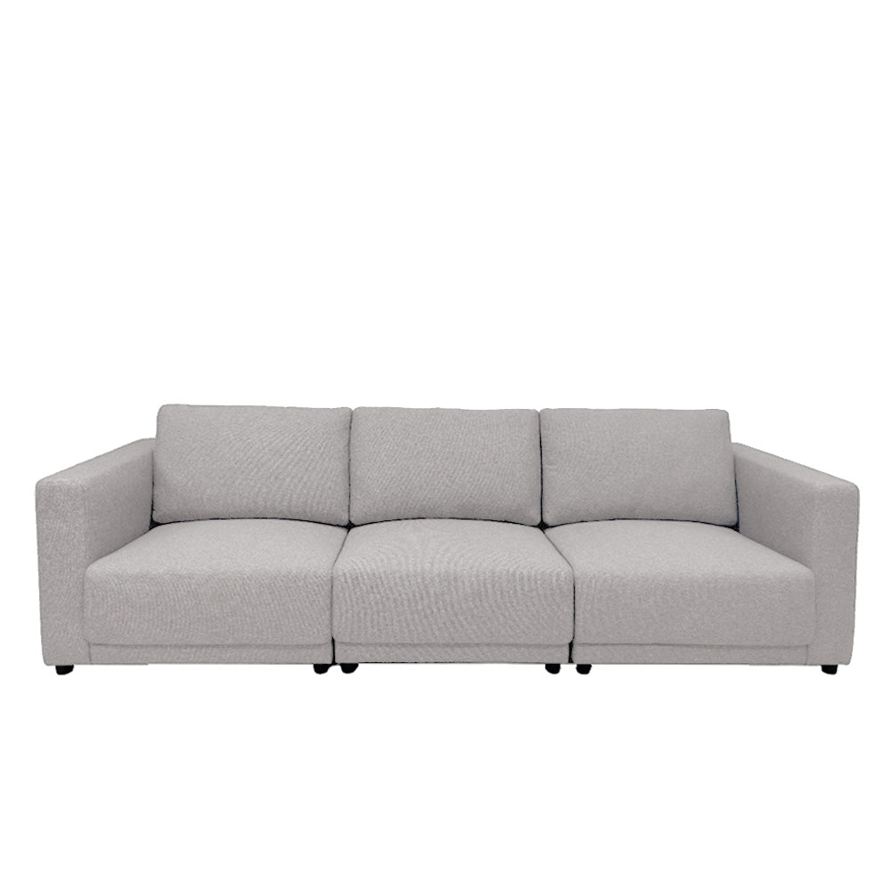 Modular 4-Seater Sofa with EcoClean Fabric - Comfortable & Durable Sectional Couch for Living Room, Lounge, and Family Room