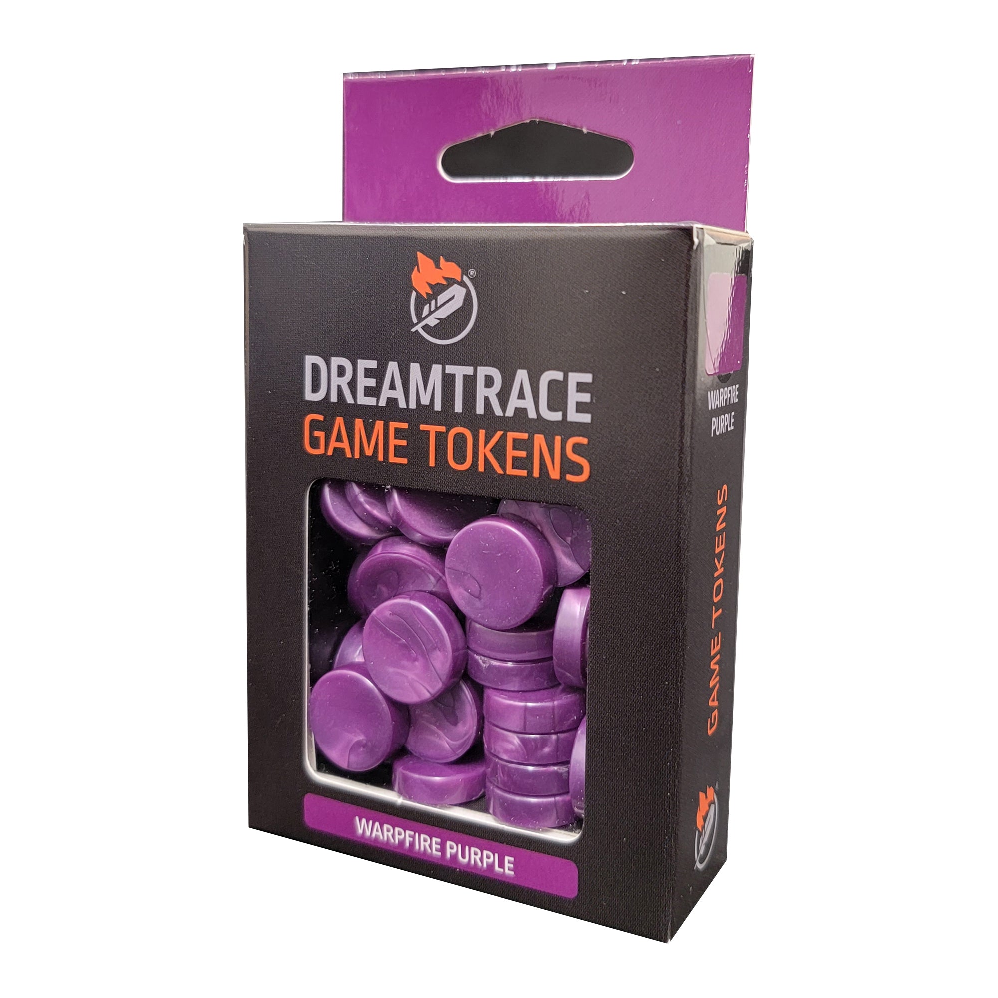 DreamTrace Premium Warpfire Purple Gaming Tokens - Durable Casino Chips for Poker, Blackjack, and Board Games - Perfect for Game Nights and Casino-Themed Parties