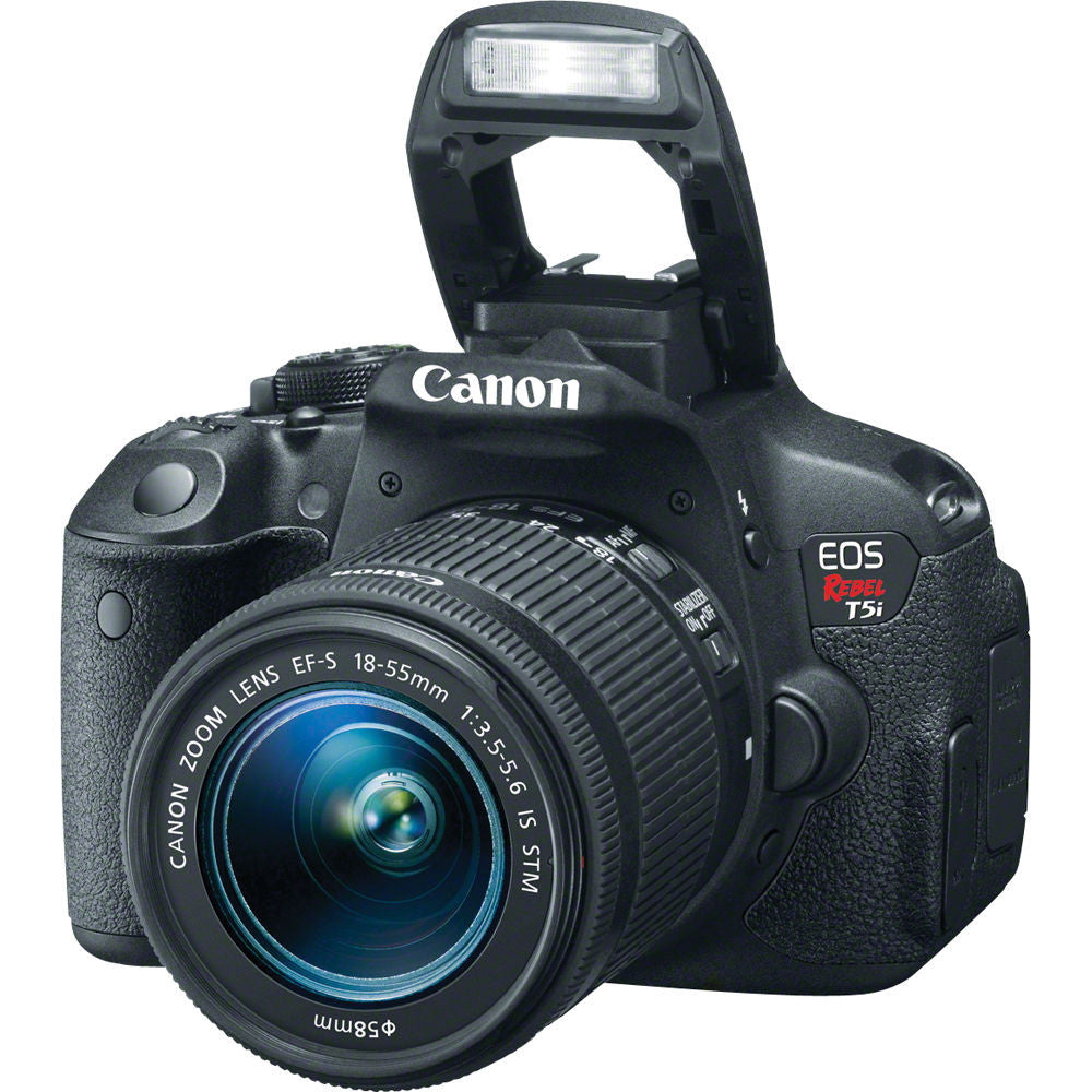 Canon EOS Rebel T5i DSLR Camera with 18-55mm IS STM Lens Kit - Perfect for Travel Photography, Vlogging & Family Moments