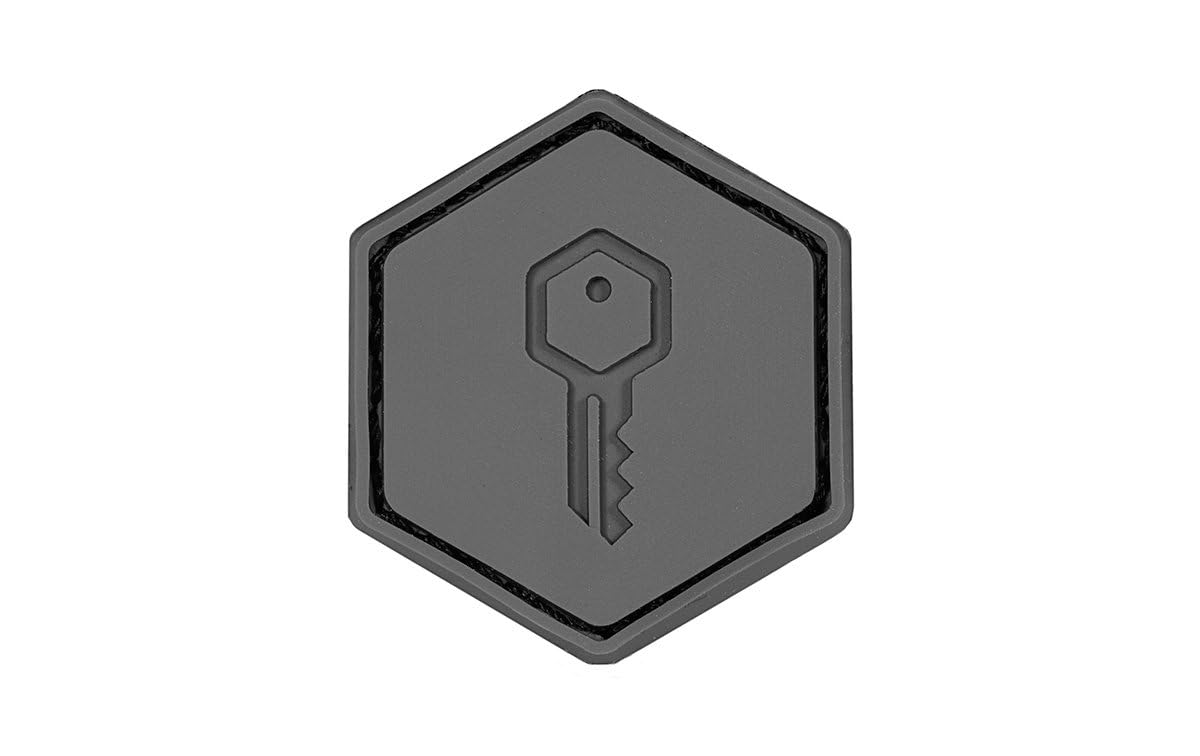 Mission Critical S.01 Adventure Patches - Premium Gray Small Embroidered Badges for Outdoor Gear, Backpacks & Hiking Jackets | Durable Military Style Morale Patches for Tactical Enthusiasts & Collectors