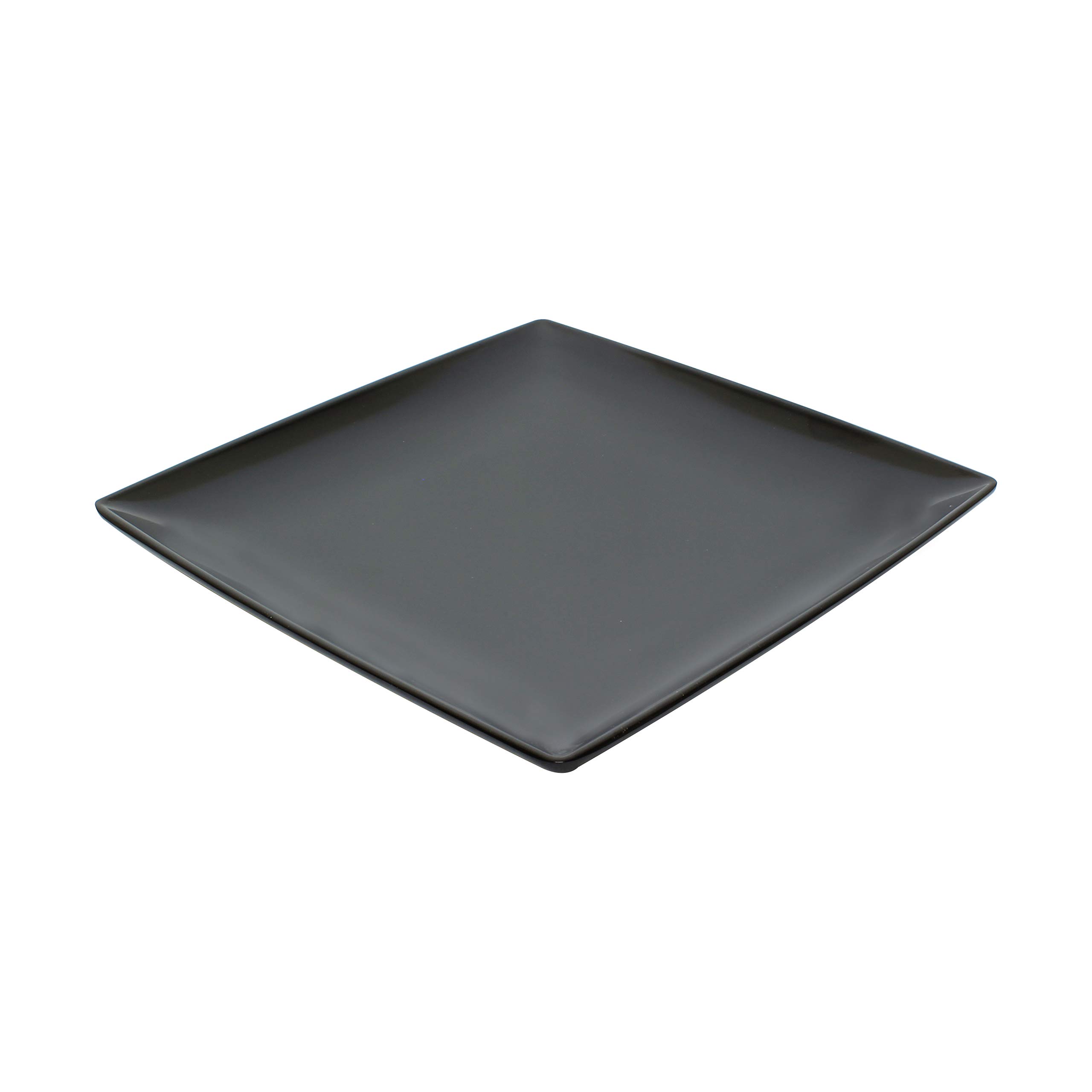 Classic Black Melamine Dinnerware Set - 6