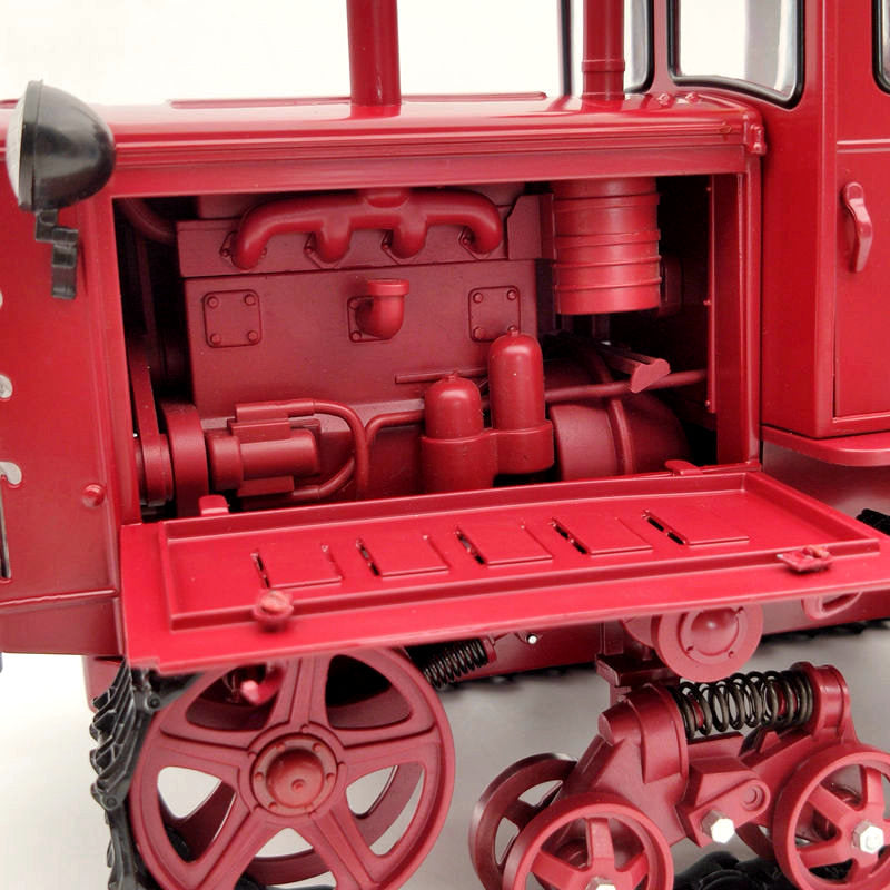 1:12 Scale China Dongfanghong 54 Tracked Tractor Diecast Model Car - Limited Edition Collectible Toy Vehicle for Adults, Farm Equipment Replica, Perfect for Display, Gifts & Agricultural Enthusiasts