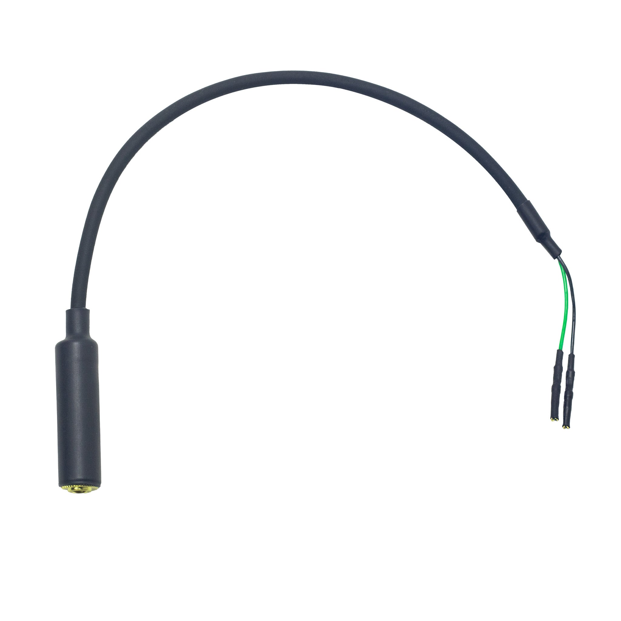 HKP 123100ST Earpiece Connector Cable - 3.5mm Mono/Stereo Audio Cable for Headphones, Headsets, and Communication Devices | Perfect for Call Centers, Security Systems, and Office Equipment