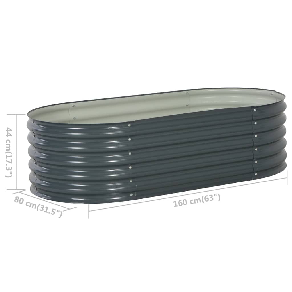 Galvanized Steel Raised Garden Bed 63