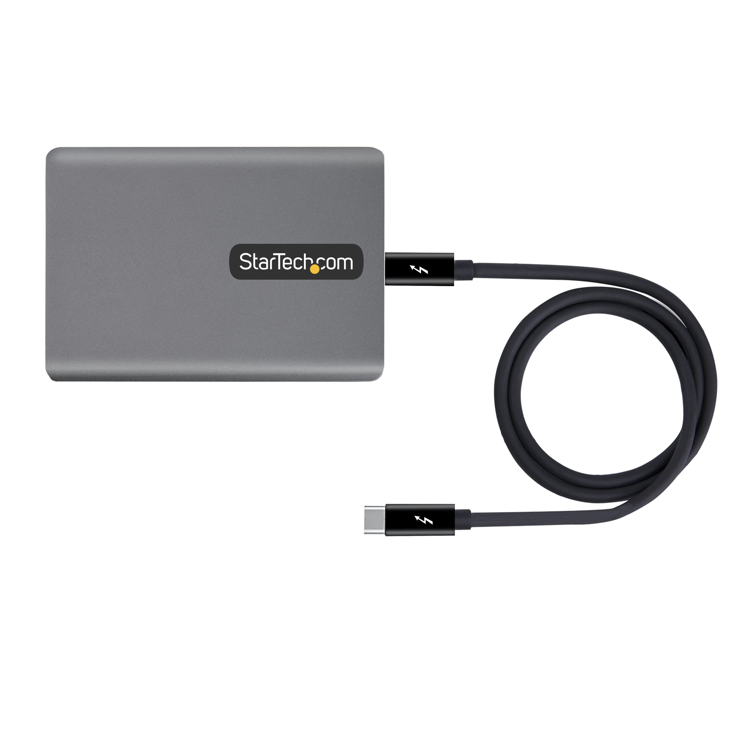 StarTech.com Thunderbolt 3 to Ethernet Adapter - 10GbE Multi-Gigabit RJ45 Network Converter with TB3-Certified Cable (10GBASE-T/5-2.5GBASE-T) for Windows & Mac - Perfect for High-Speed Data Transfer, Gaming, and Video Editing