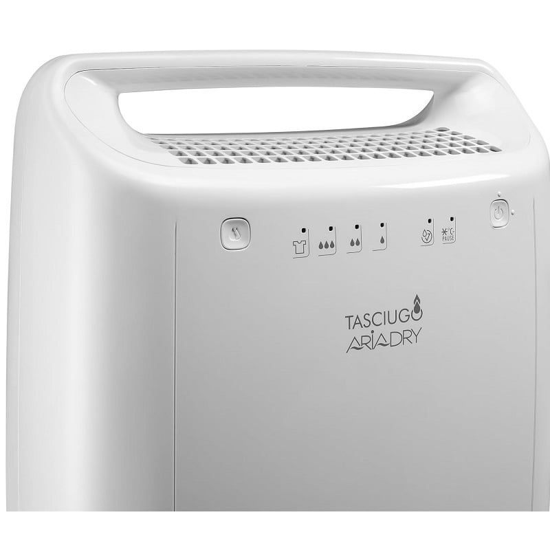 DeLonghi DEX210SF Compact Dehumidifier for Home - Quiet & Energy Efficient Air Moisture Remover for Basement, Bedroom, Bathroom & Small Spaces