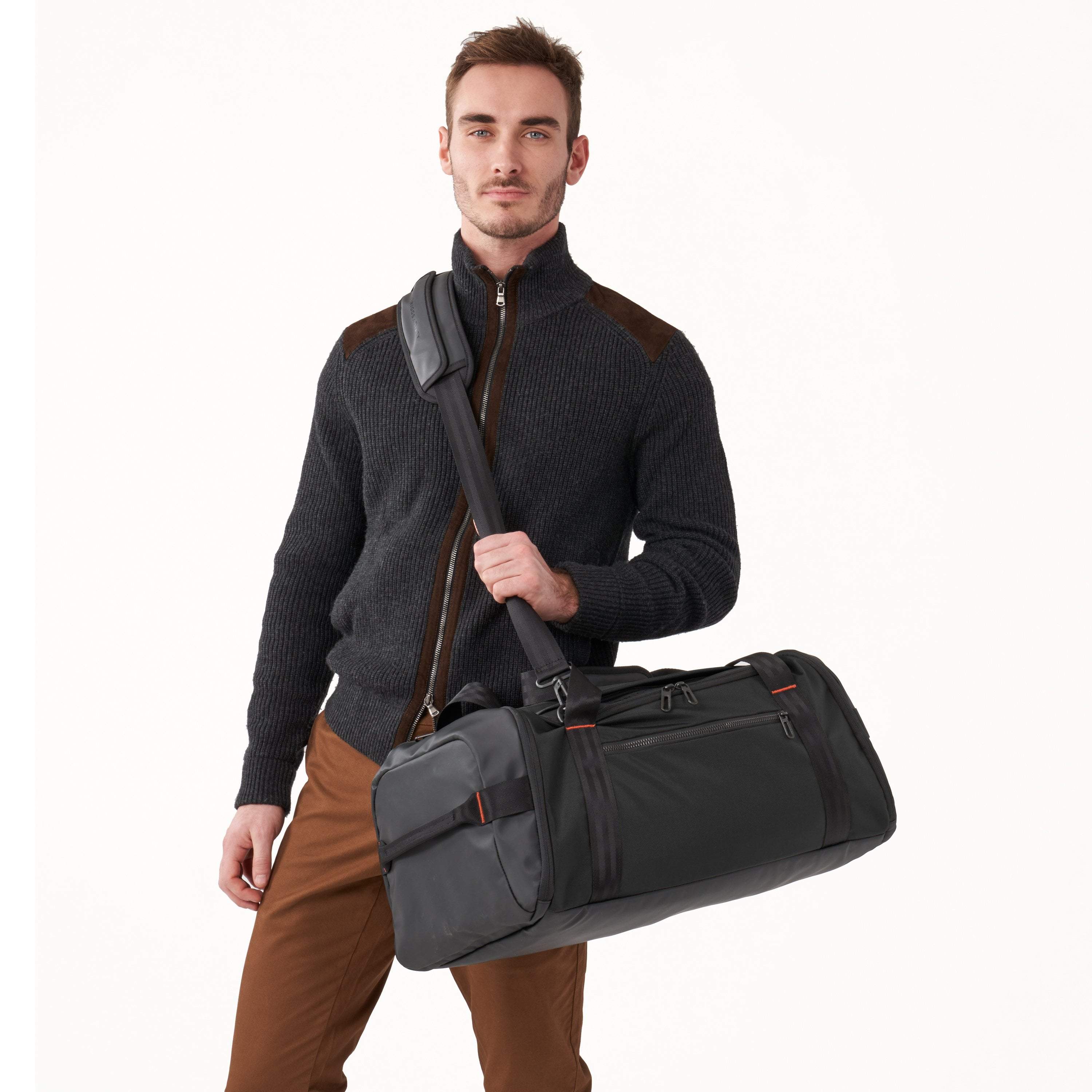Briggs & Riley ZDX Large Travel Duffle Bag - Spacious Carry-On Luggage for Business Trips & Weekend Getaways - Perfect for Air Travel, Gym & Outdoor Adventures