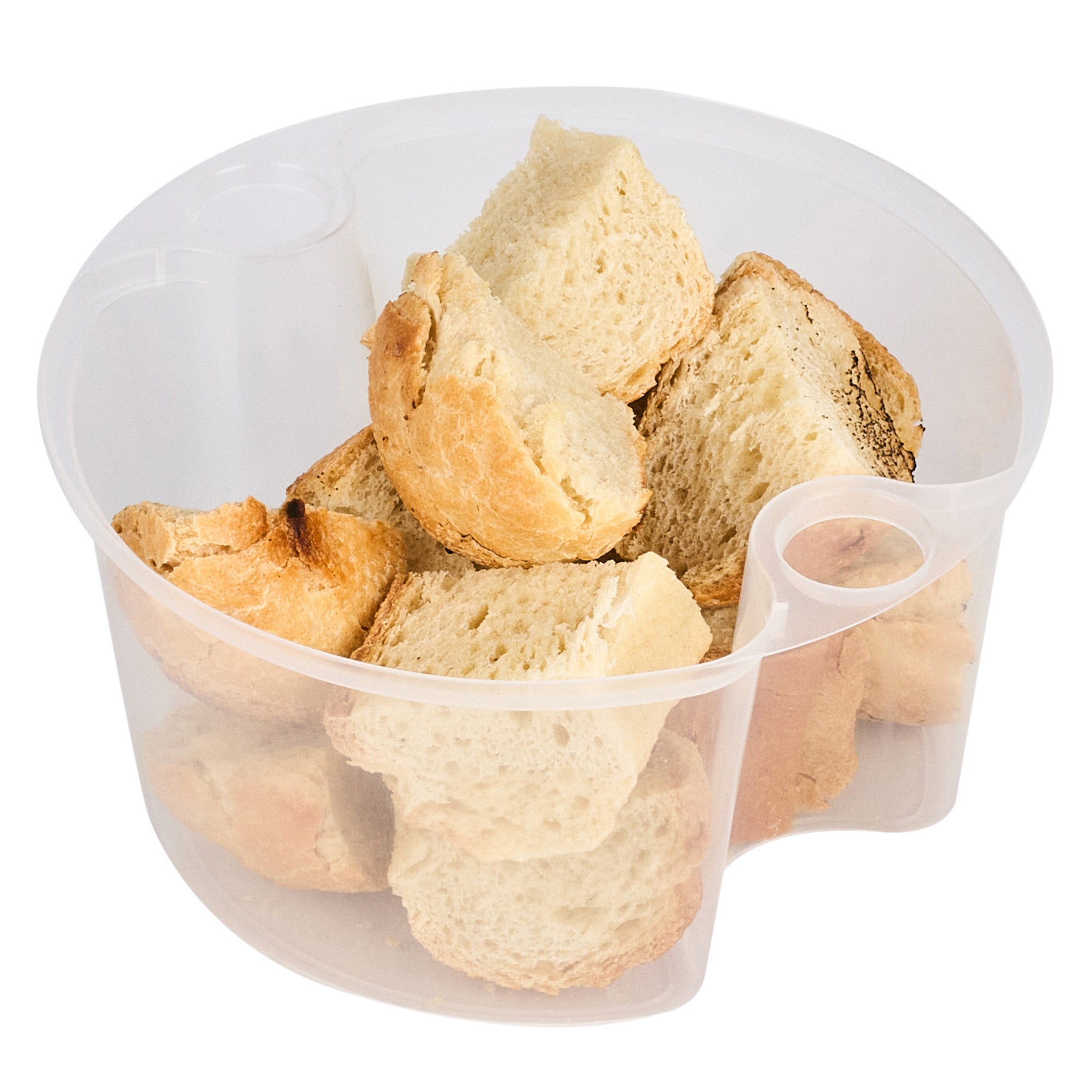 16 oz Clear Round Plastic Soup Container Insert - Fits 32/40/48 oz Containers, Microwave Safe (50-Pack) - Perfect for Takeout, Catering & Restaurant Food Storage