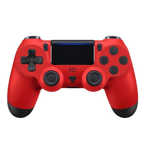 BUERTT Wireless Controller for PS4, PS4 Slim & PS4 Pro - Dual Shock Vibration Gamepad with Ergonomic Design | Perfect for Gaming, Streaming & Multiplayer Sessions