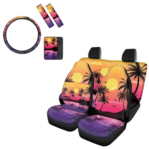 Hawaiian Palm Watercolor Sky