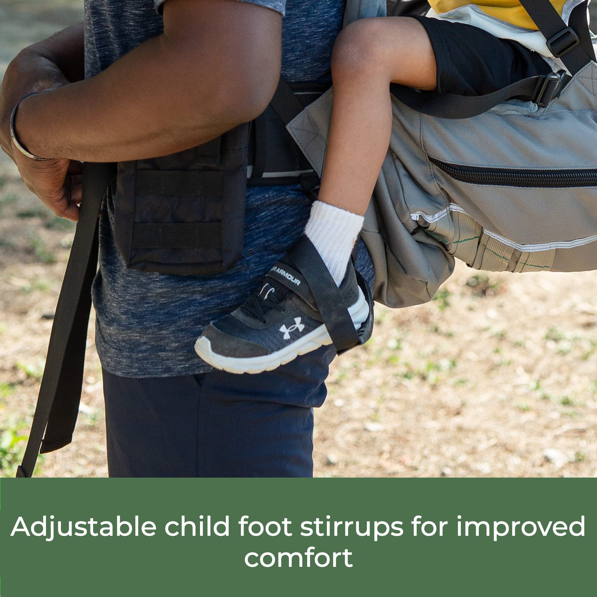 Up-Eaze Convertible Child Carrier Backpack - Adjustable Baby & Toddler Carrier for Hiking, Travel & Outdoor Adventures (Ages 2+)