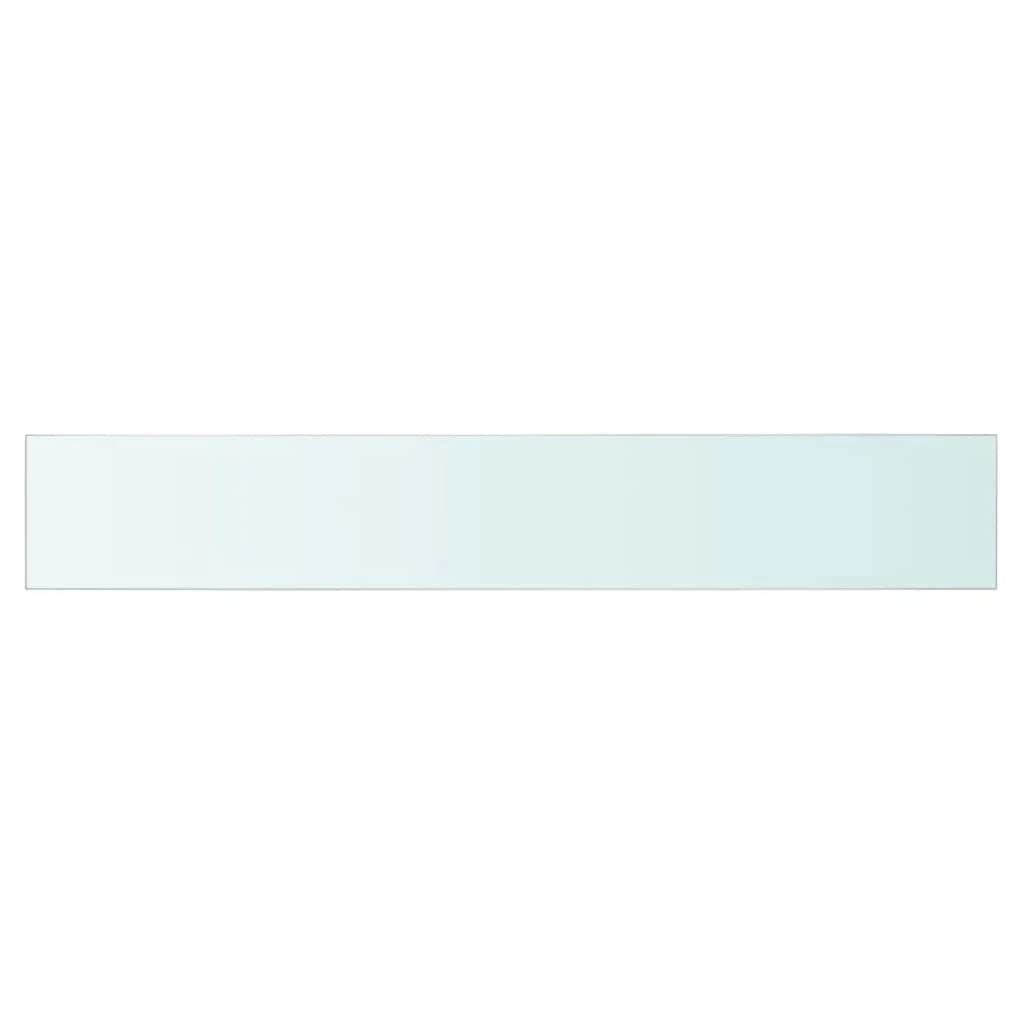 vidaXL 2-Pack Clear Glass Panel Shelves 35.4