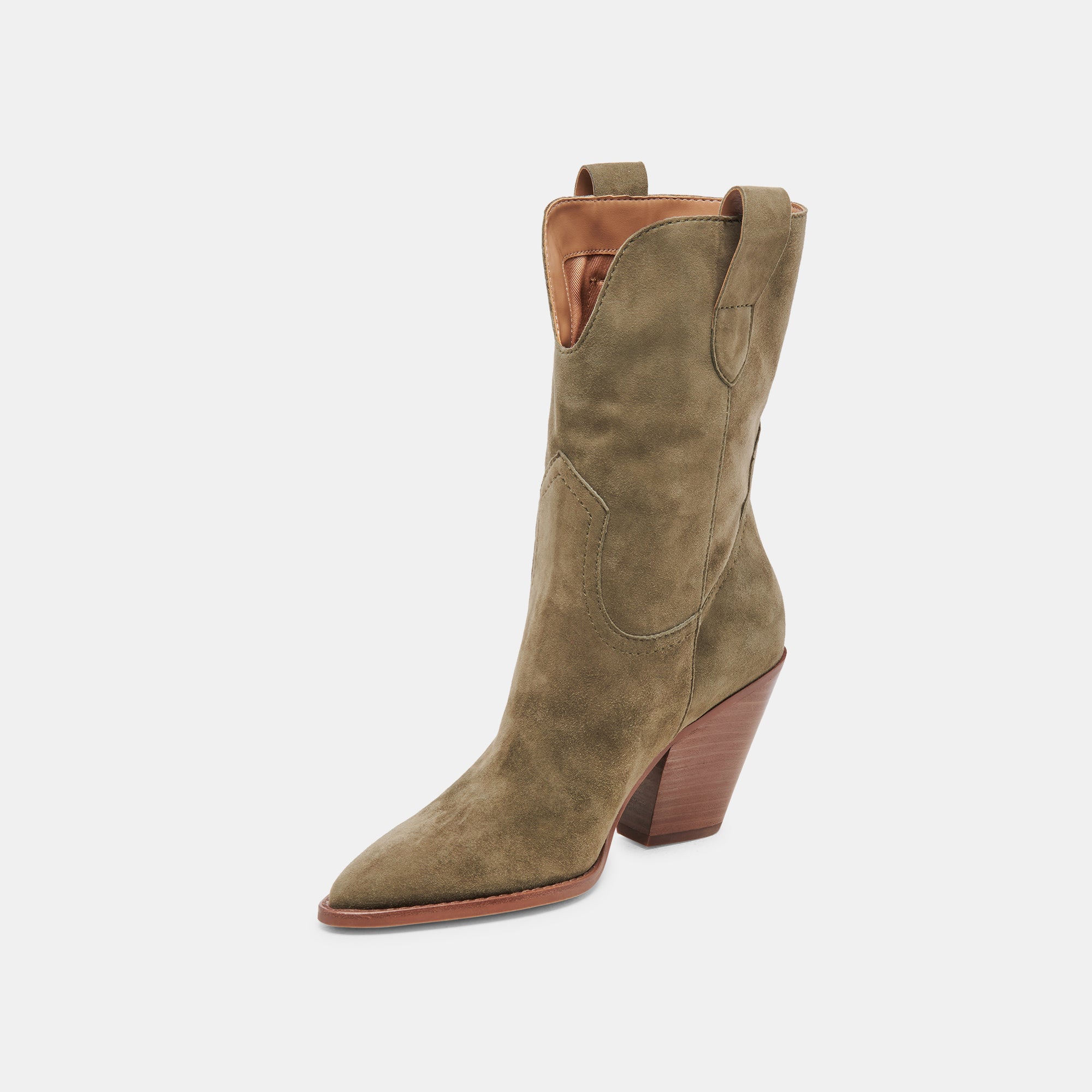 JESSEY MOSS SUEDE BOOTS for Women - Waterproof Hiking & Outdoor Adventure Boots - Comfortable Ankle Boots for Walking, Camping & Travel