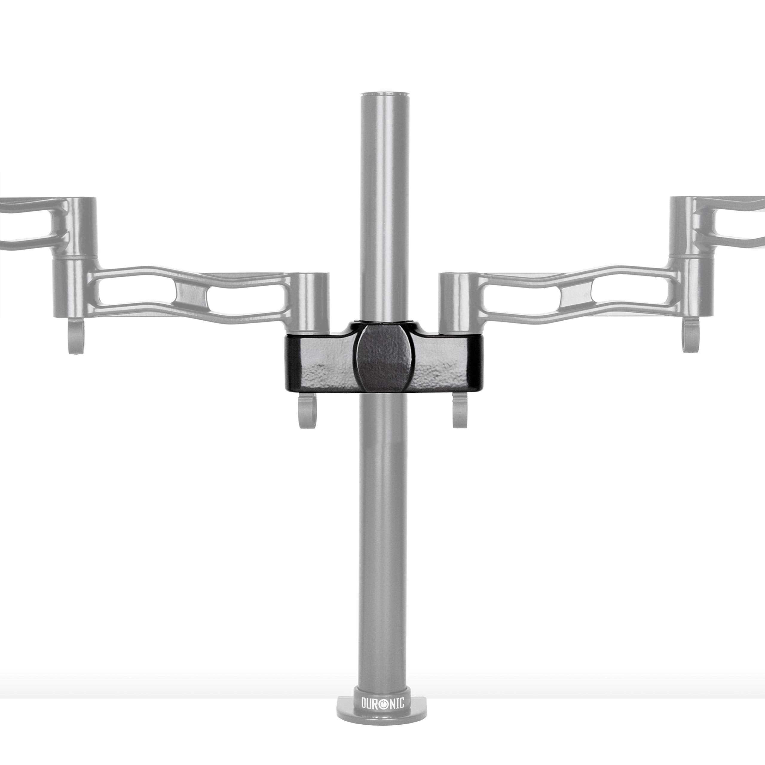 Duronic DM35SPL Dual Monitor Arm Mount - Heavy Duty Steel Desk Clamp for Dual Screens | Black | Compatible with DM35 Monitor Arms | Perfect for Home Office, Gaming & Workspace Setup